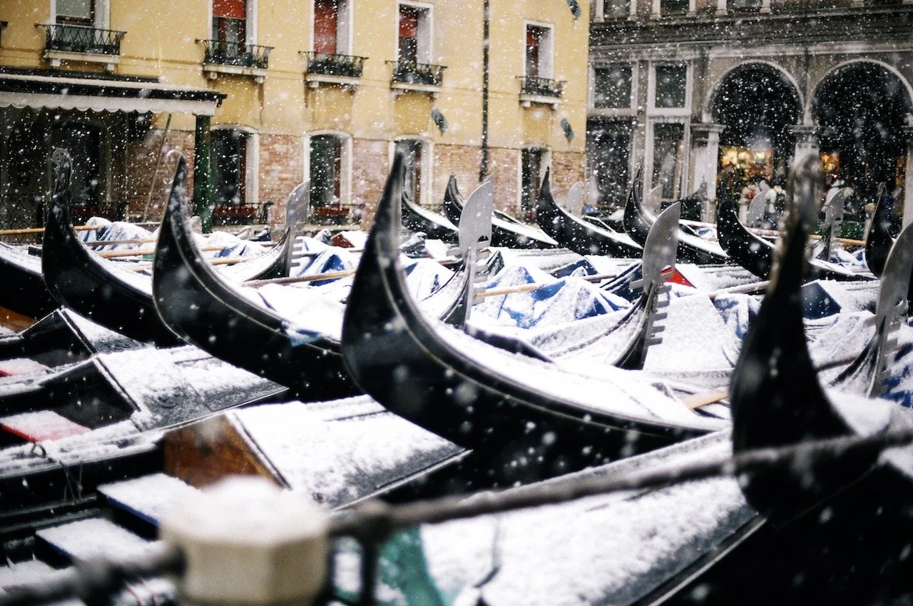 snowy days in Venice  2001