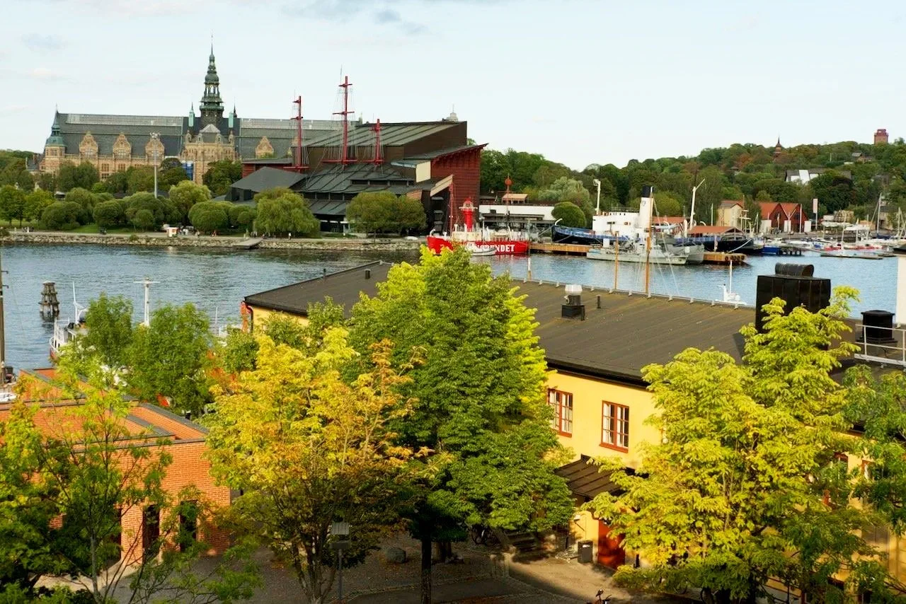 a sunny day in Stockholm