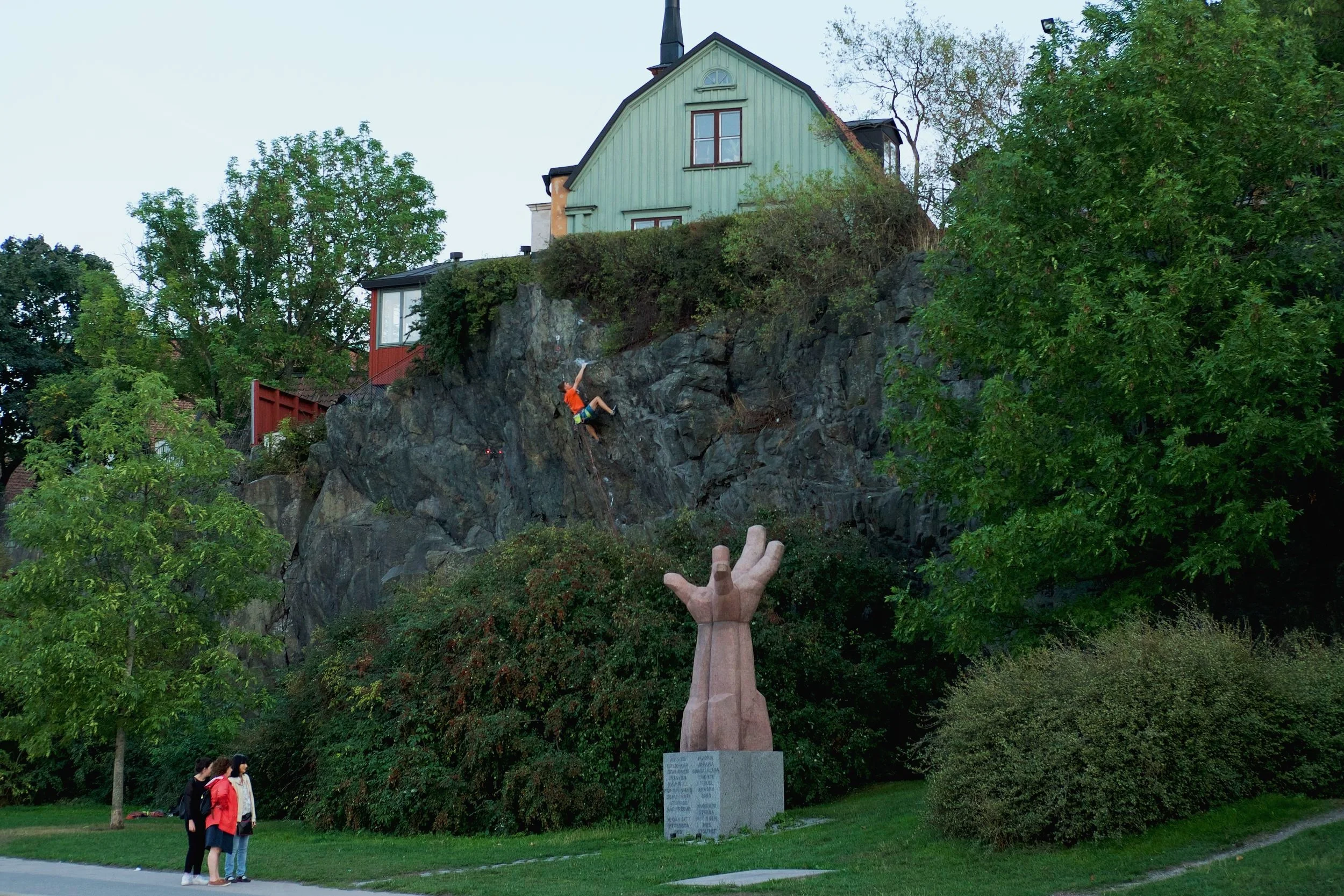 rock climbing /  La Mano, Södermalm, Stockholm