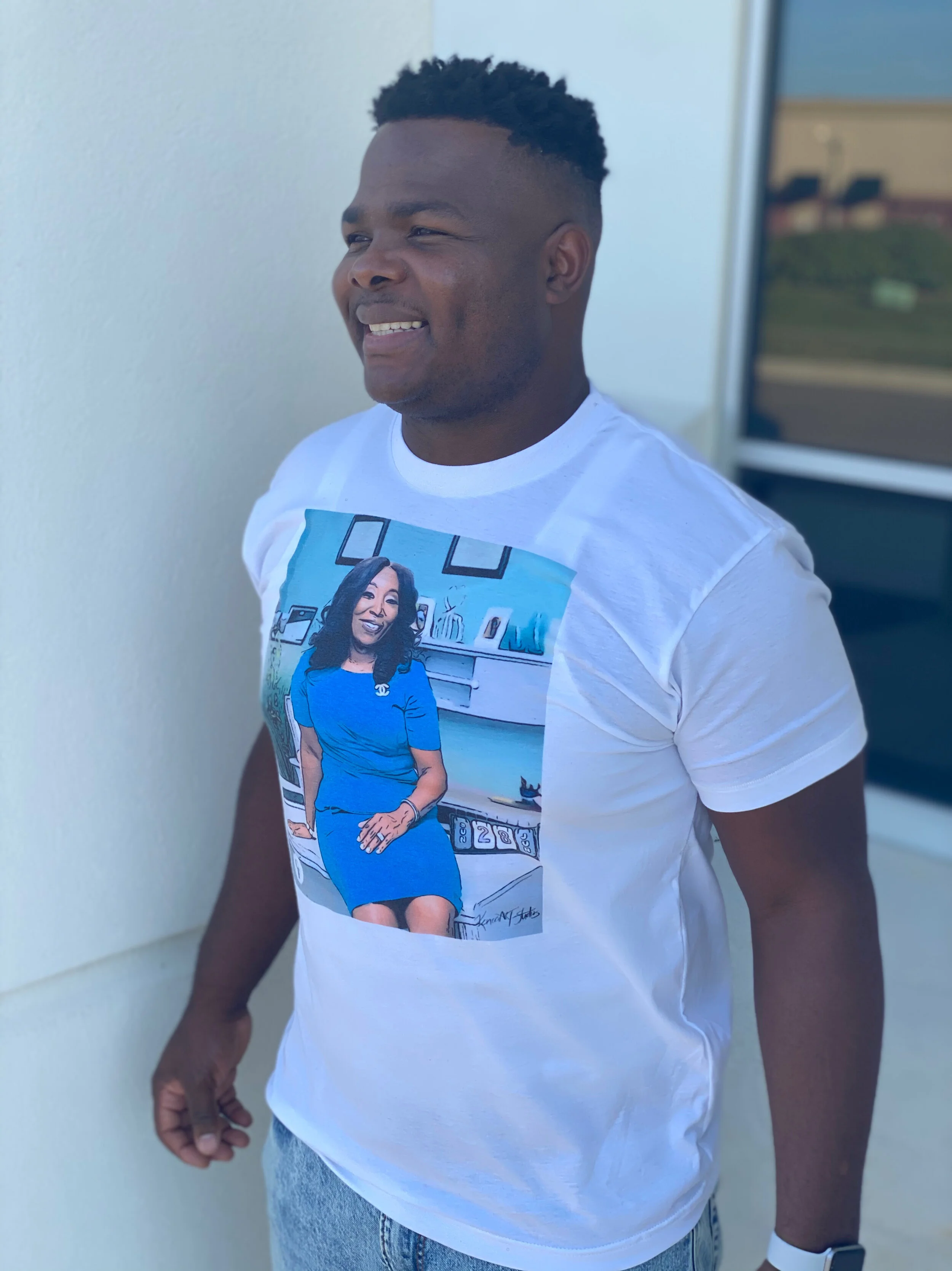 Men Branded Black Female CEO Shirt