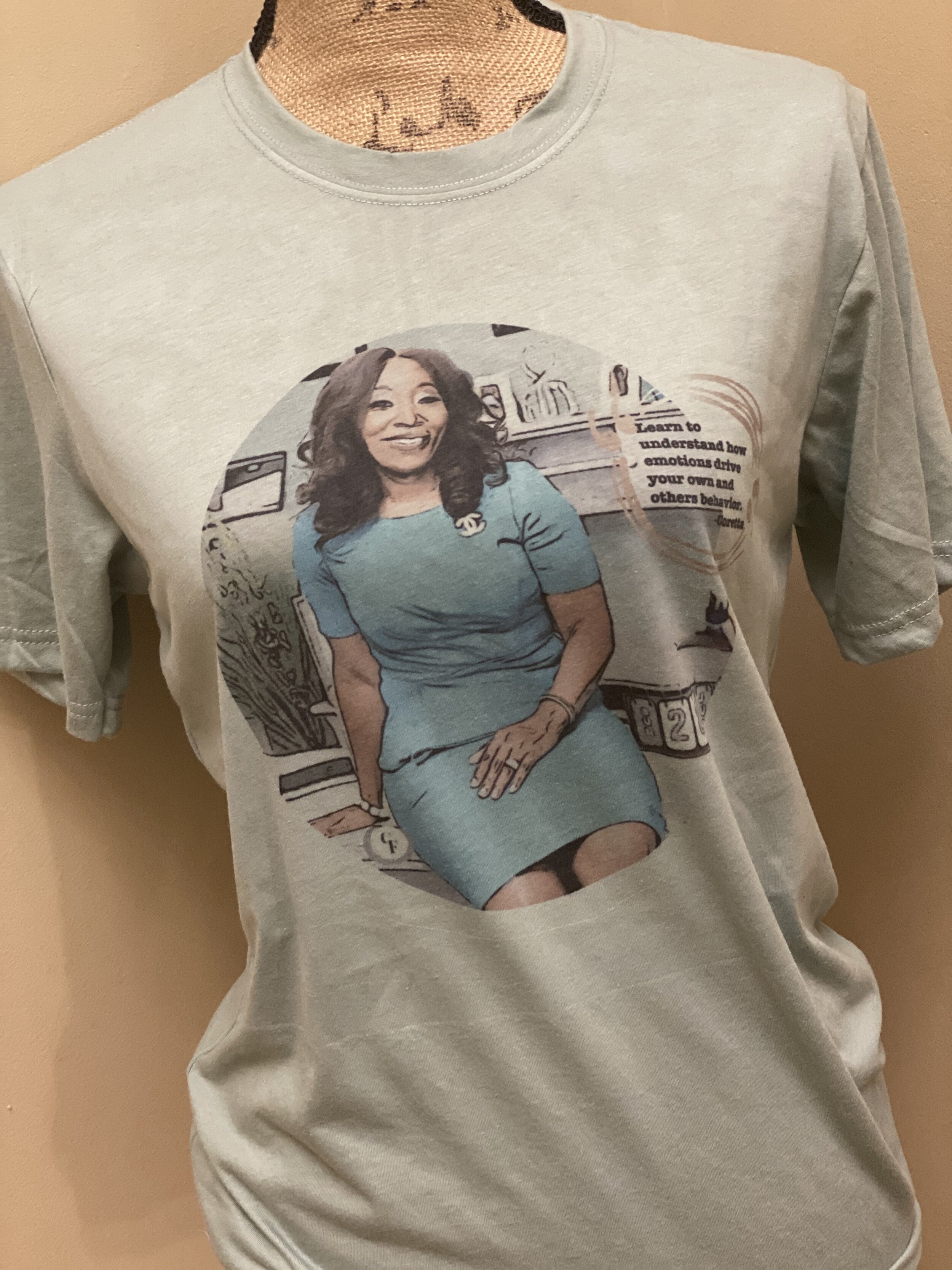 Women Branded Black Female CEO Shirt w/quote