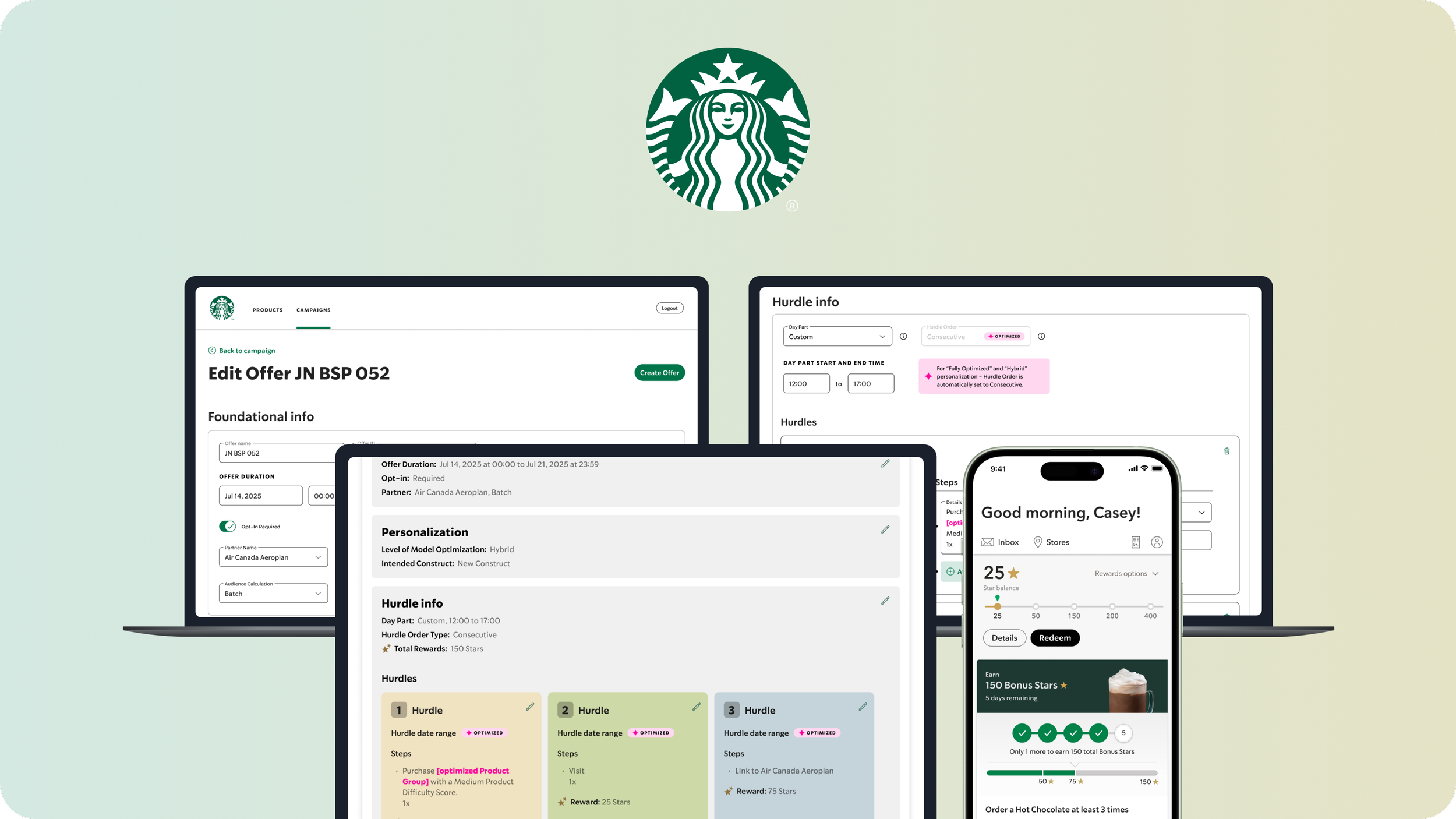 Starbucks Loyalty AI-powered Campaign Builder (SaaS-like, internal)