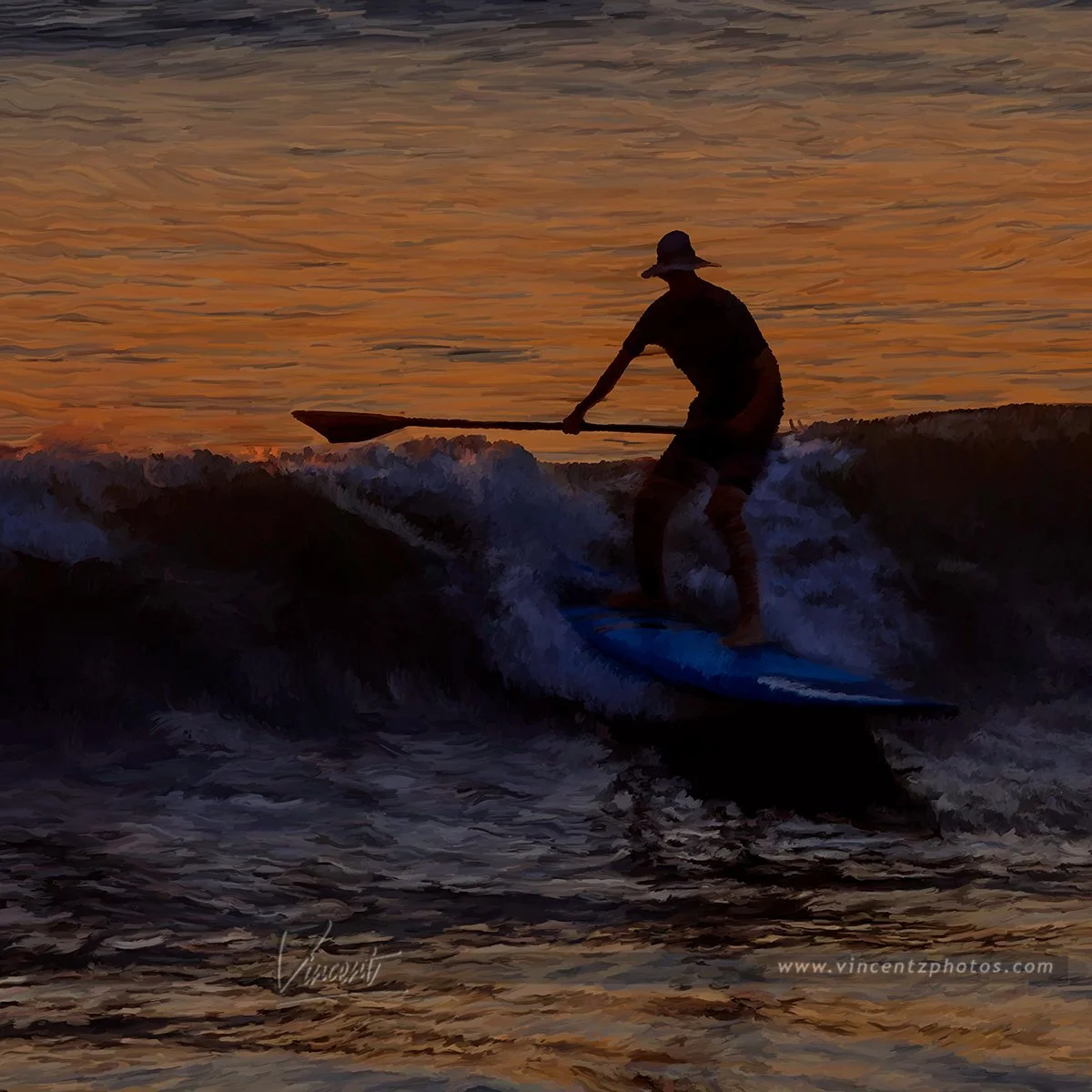 Paddle Boarding Waves