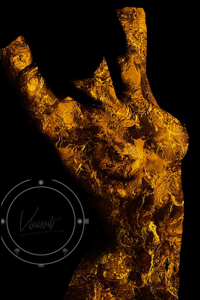 Shape in Gold - Body Art Series