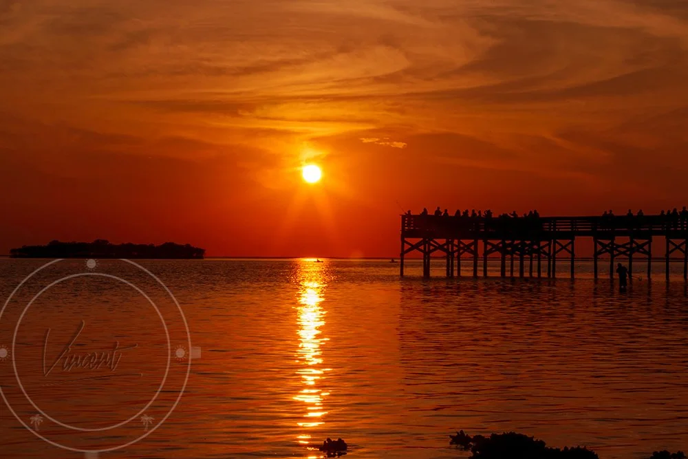 Sunset at Park Island Beach, Crystal River, FL