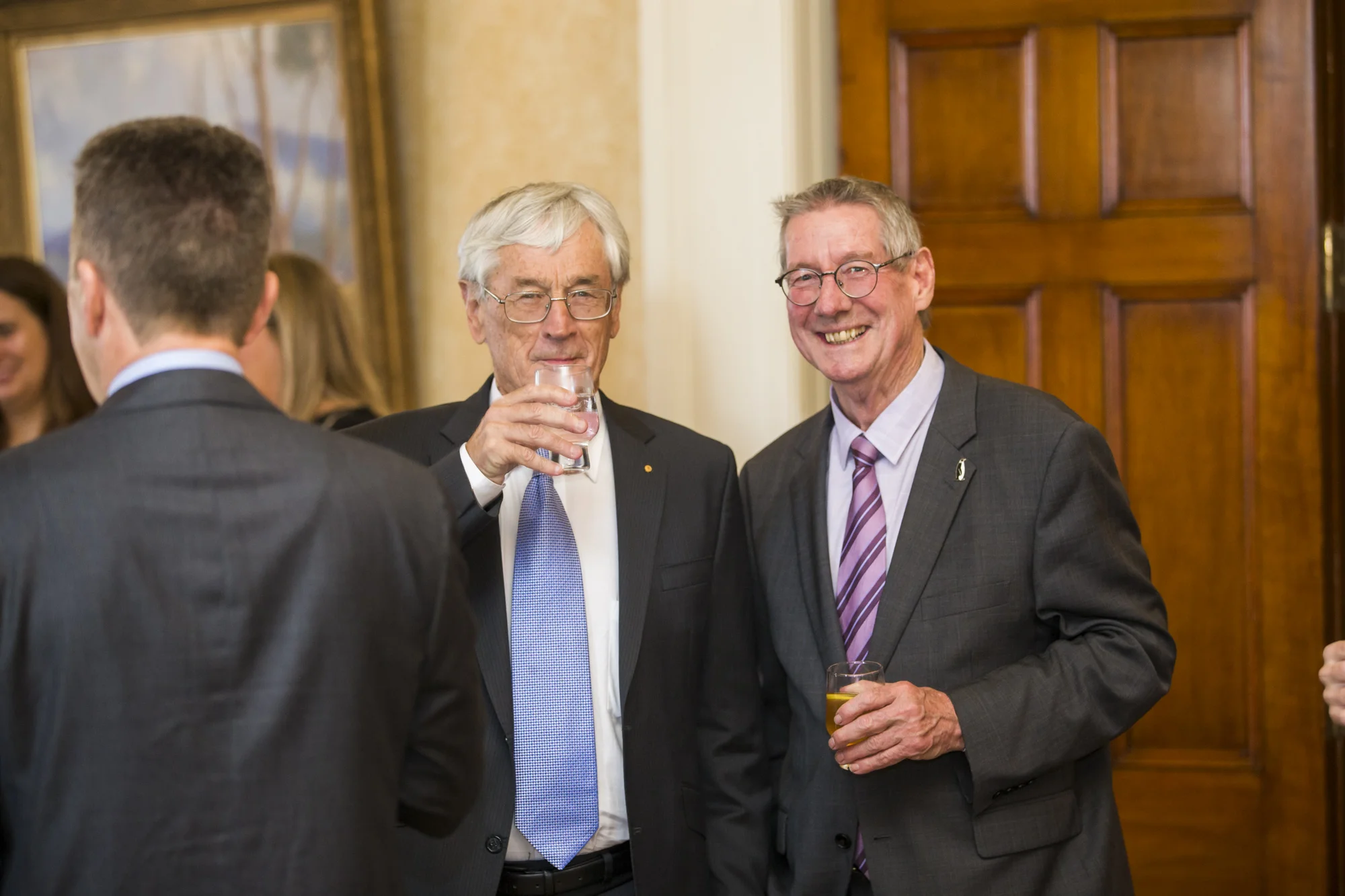 Entrepreneur Dick Smith and Dr Tony Press
