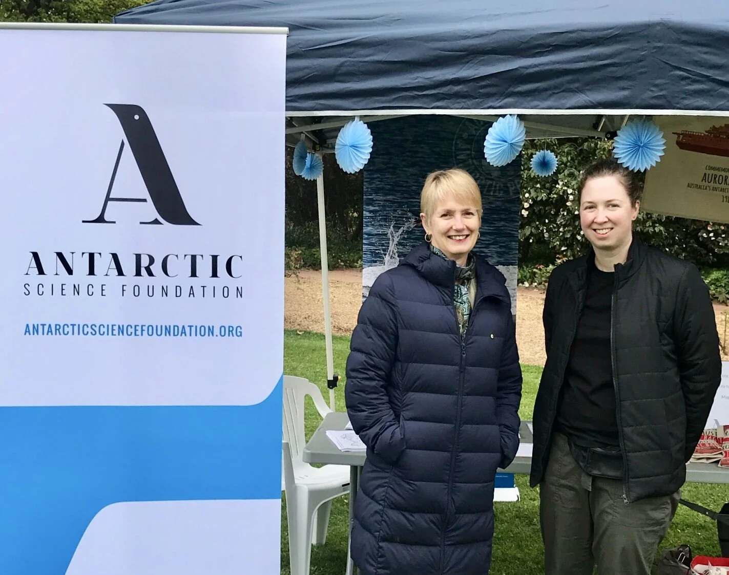 Chair Katherine Woodthorpe and Development Manager Jill Brown