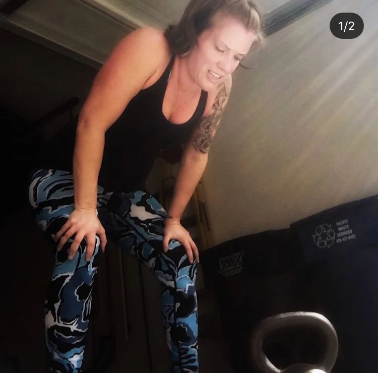 Grace post burpee looked way more composed than I ever could post burpee.