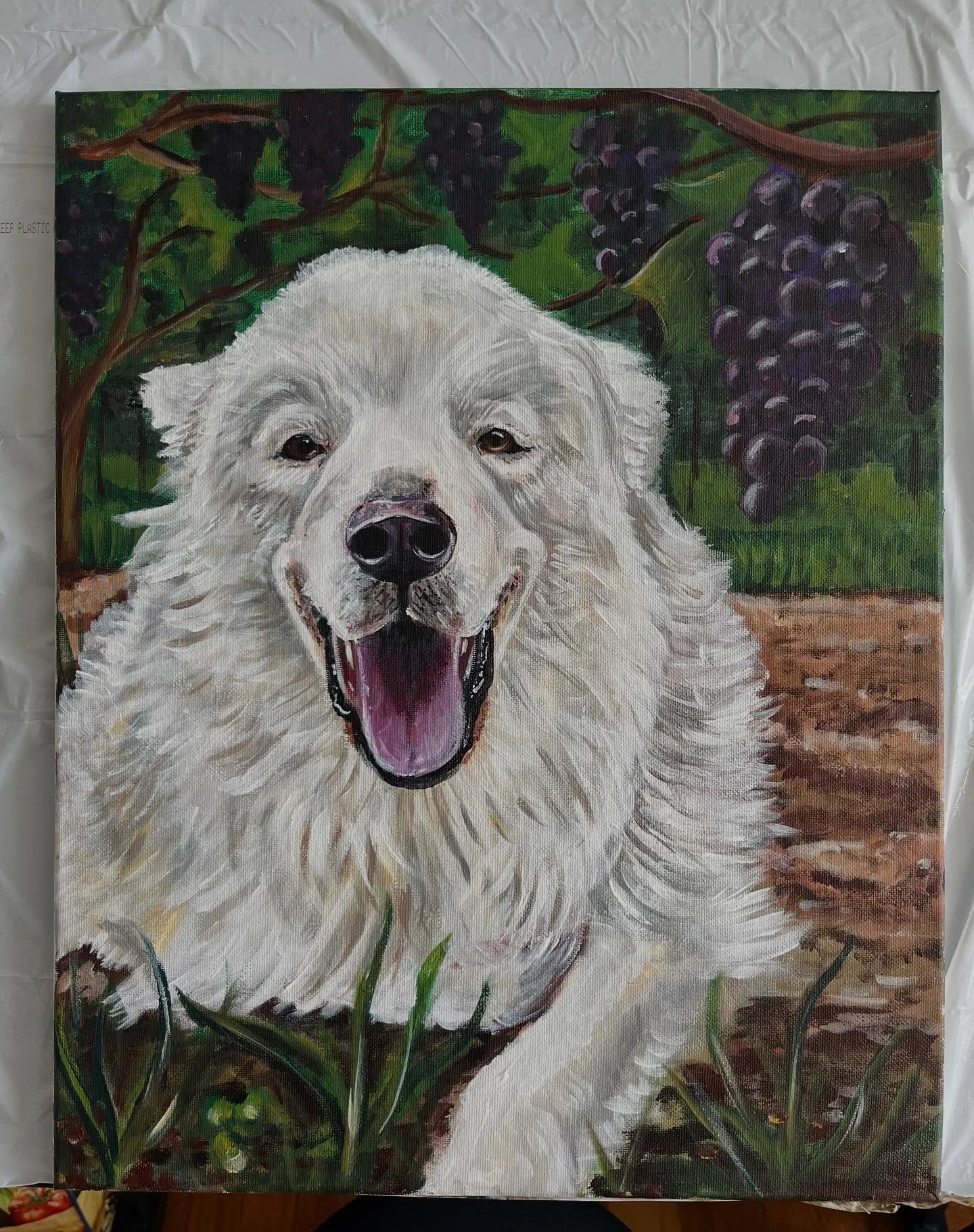 A really beautiful pup I had the pleasure of painting as a memorial piece. ❤️