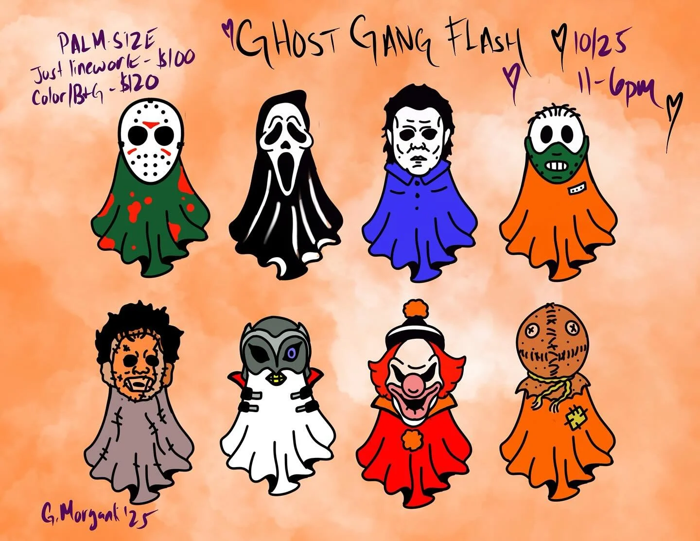 🎃 Halloween Flash 🎃
I set aside some time on 10/25 for Halloween flash!
Message me to set up a time! 👻
-
-
-
#halloween #halloweenflash #horror #spookyseason #buffalony #buffalotattooartist #flashtattoos #buffalotattooshop #huntsmantattooshop #pum