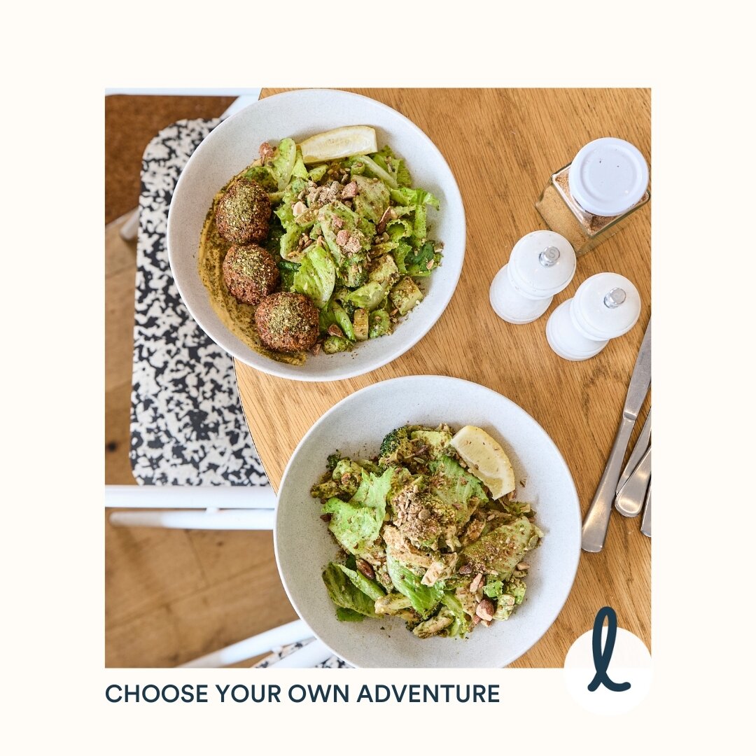 🥗🌱 Which path will you choose, the crisp and refreshing Green Leaf Salad with your choice of tender Chicken or flavourful Falafel? Let your taste buds decide! 🌿🍽️

No matter which path you embark on, our Green Leaf Salad delivers a healthy and sa