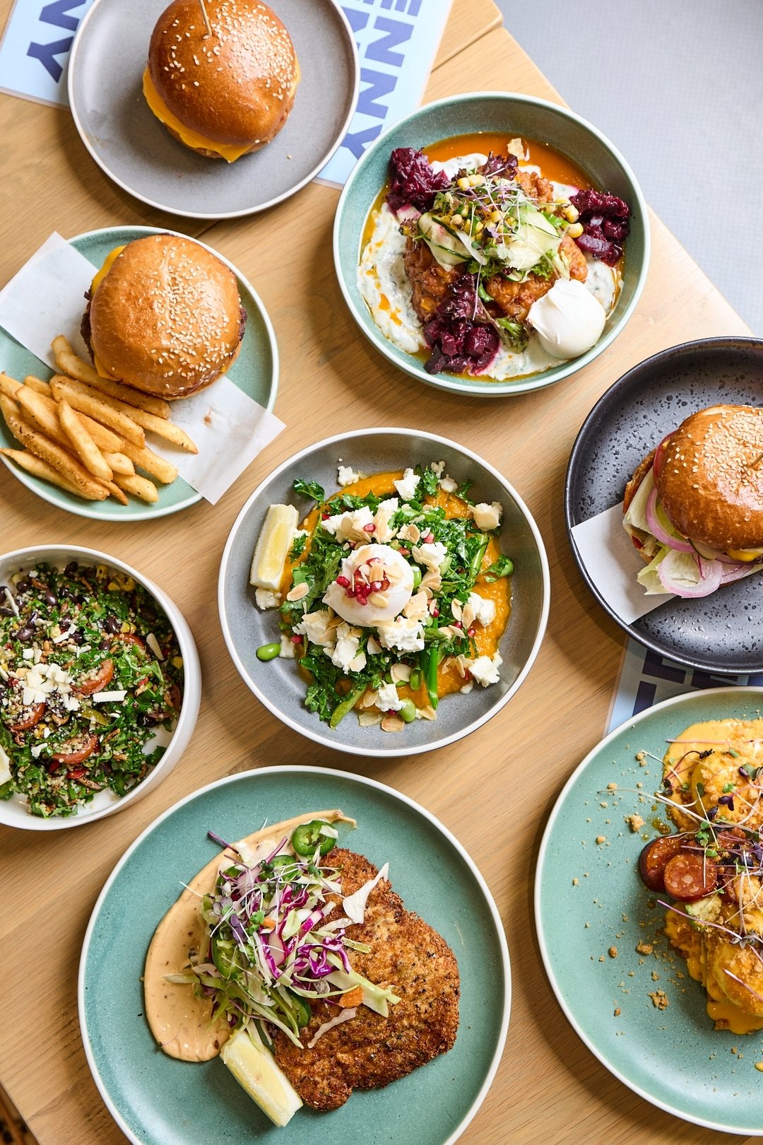 🍽️🌟 Who can guess our best seller from this mouthwatering spread? Comment below and let us know your guess! 🤔✨ 

Will it be our famous chilli scramble? The refreshing summer greens? Or perhaps our Beef Burger, a comforting classic that never disap