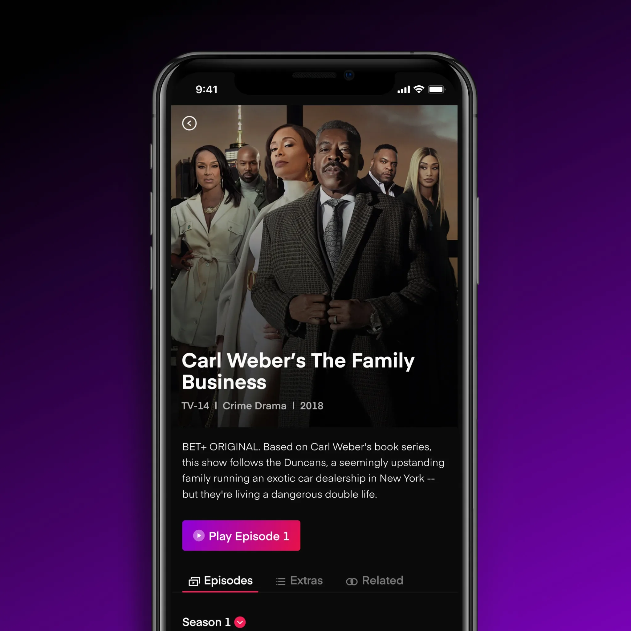 BET+ App Store Screenshots