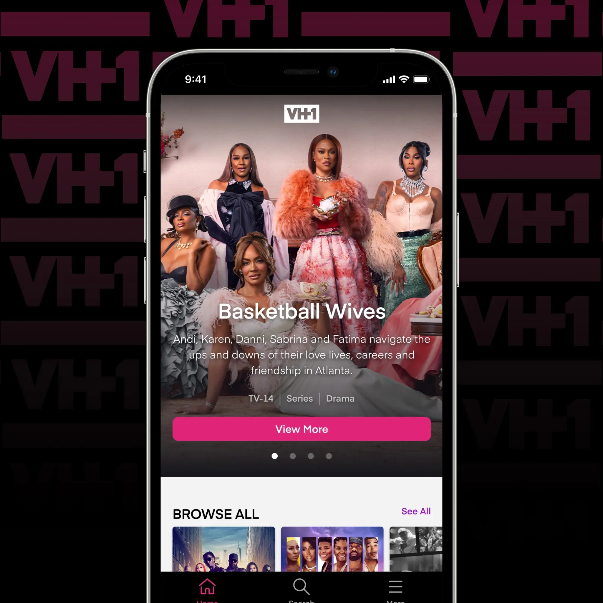 VH1 App Store Screenshots