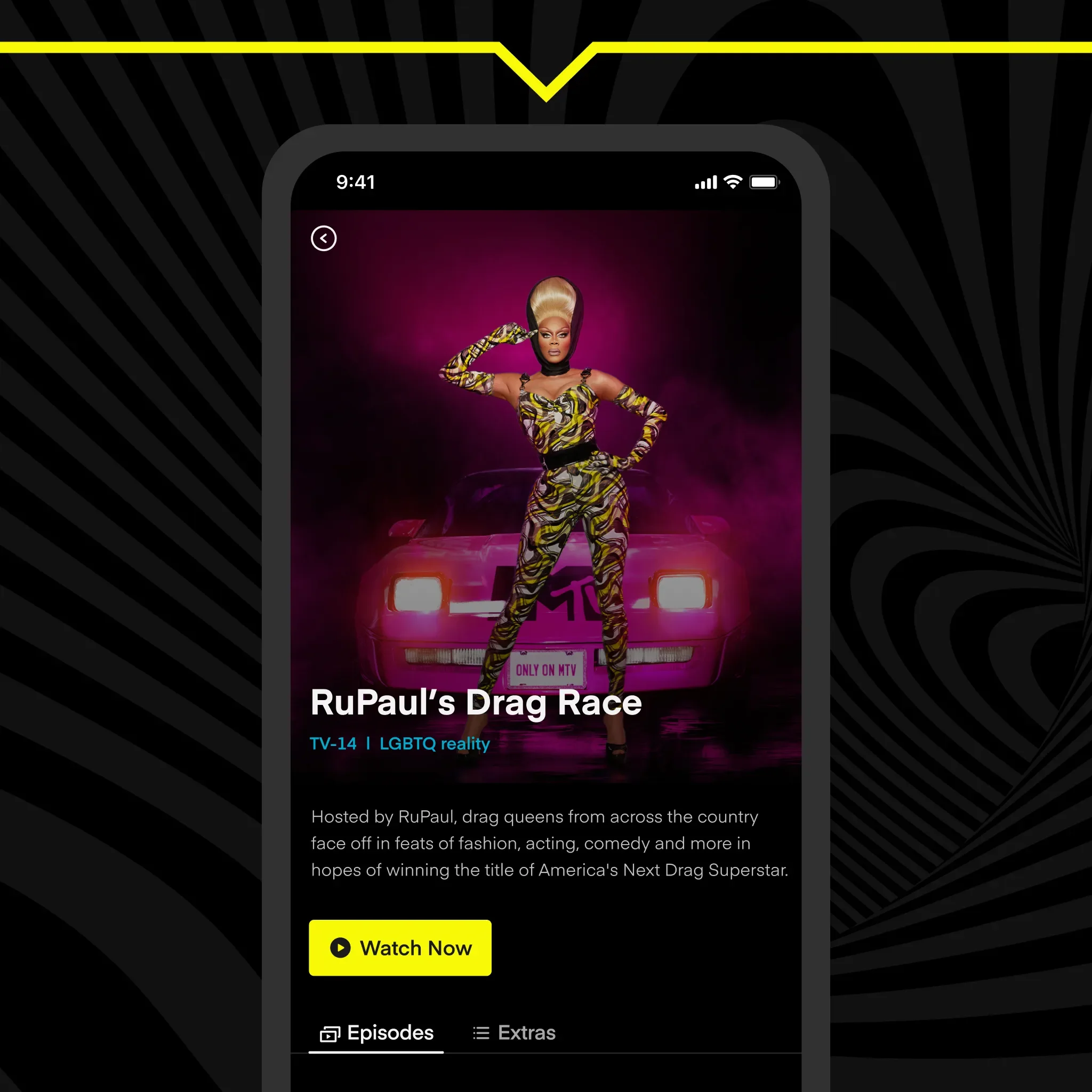 MTV App Store Screenshots