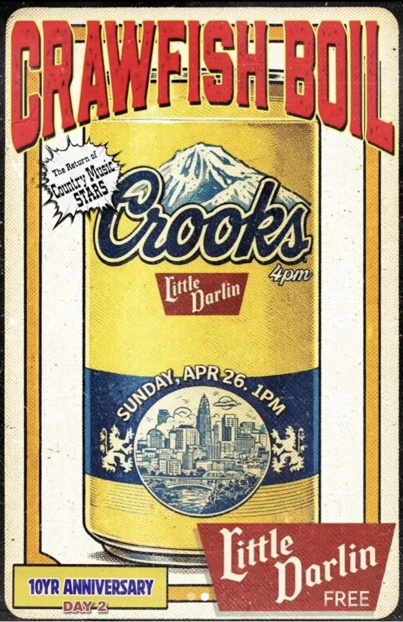 CRAWFISH BOIL ::: LIVE MUSIC by CROOKS