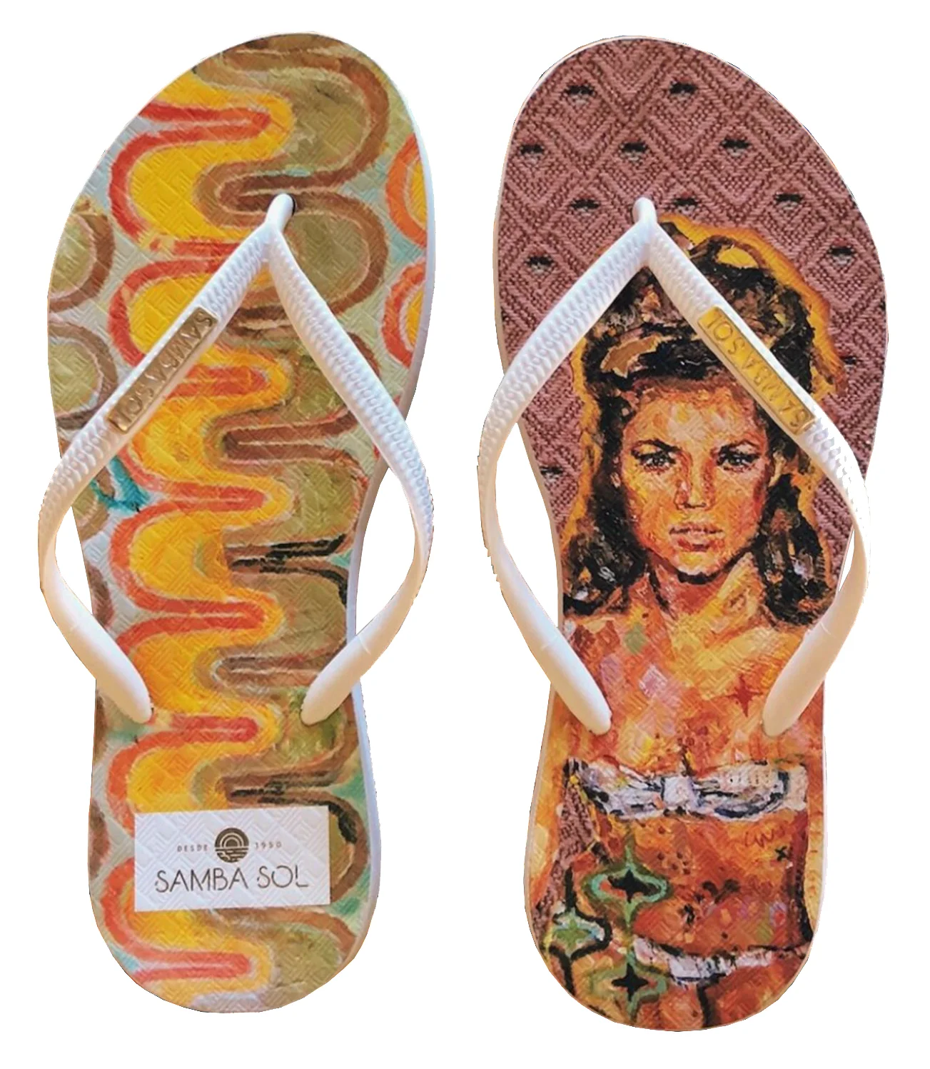 Final Flip Flop design for Samba Sol x YoungArts collaboration (in production) *