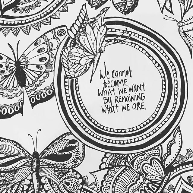 &ldquo;We cannot become what we want by remaining what we are&rdquo; ..
New year, new beginnings 💕
...
One from my sketchbook #lolagypsycreative #handtype #penandink #sketchbook #postivevibes #inspirationalquotes #inspiration #flylikeabutterfly #but