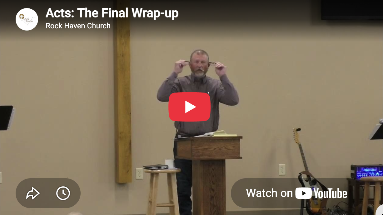 Acts: The Final Wrap-up