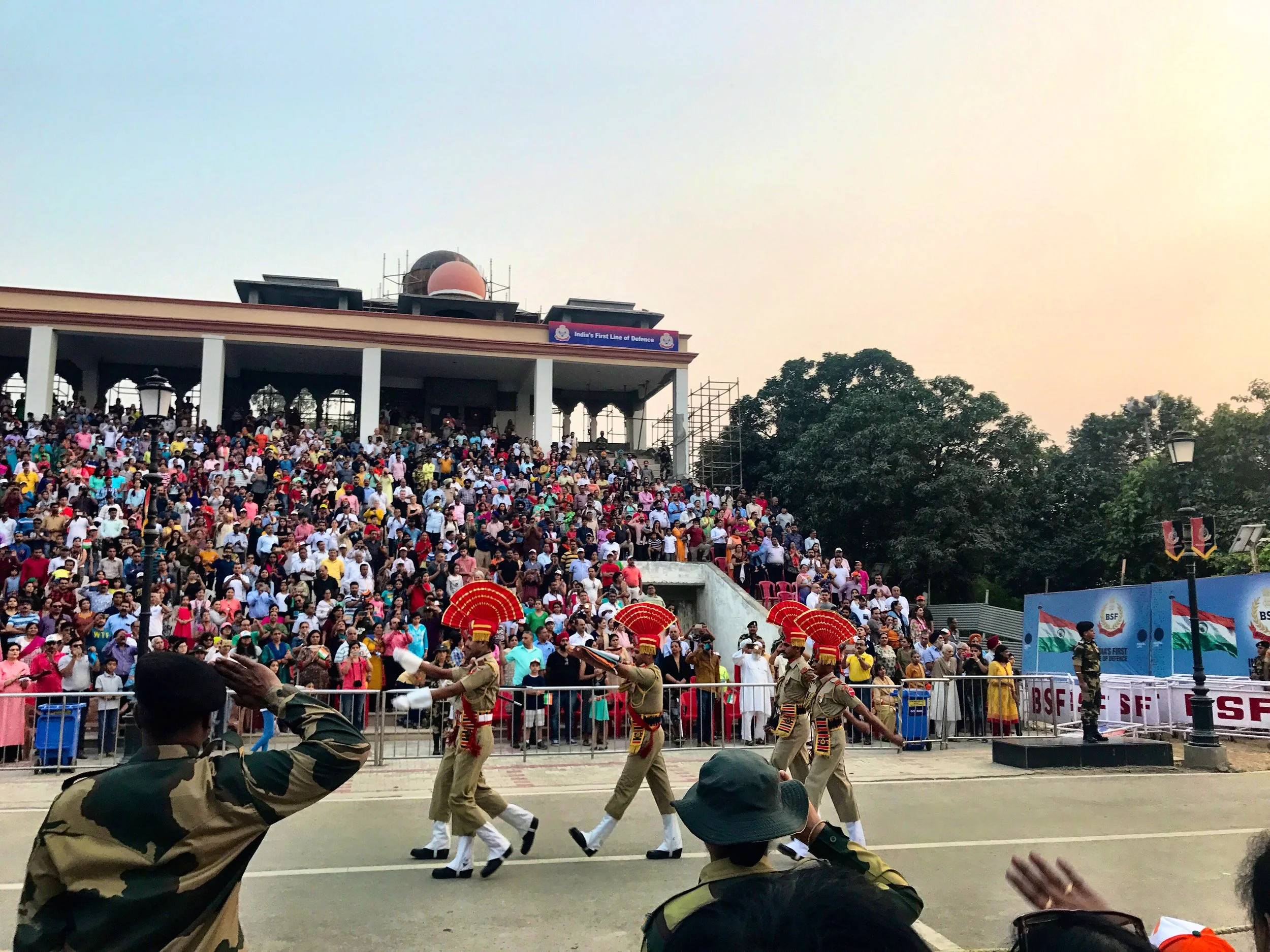Wagah border ceremony, Punjab, India