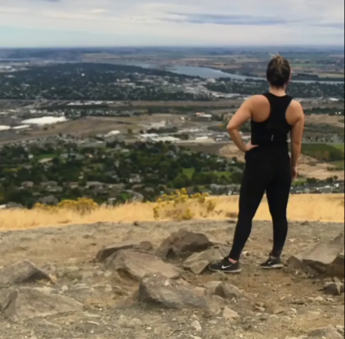 view from Badger Mountain, Richland, WA
