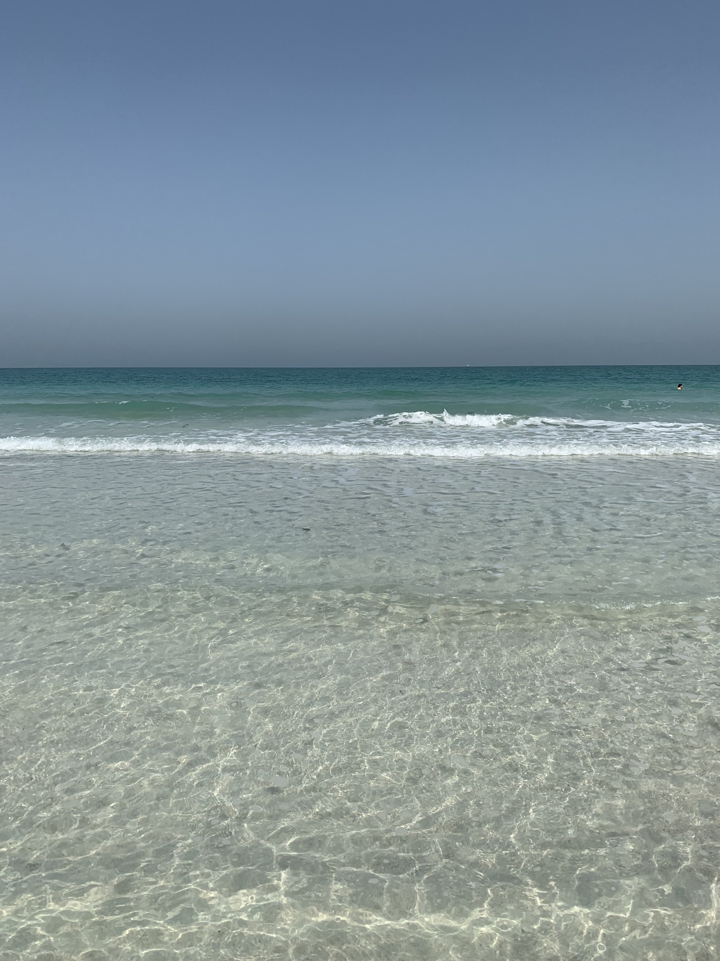 the Public Beach at Saadiyat Island
