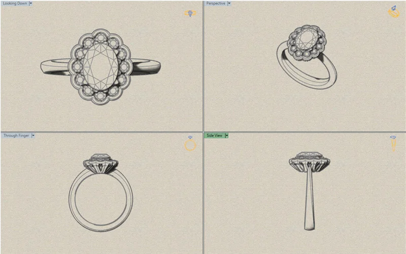 You can be confident that you are going to get the piece of jewellery you have always wanted as we will advise you through every stage of the process with tech drawings and life like picture renders. 