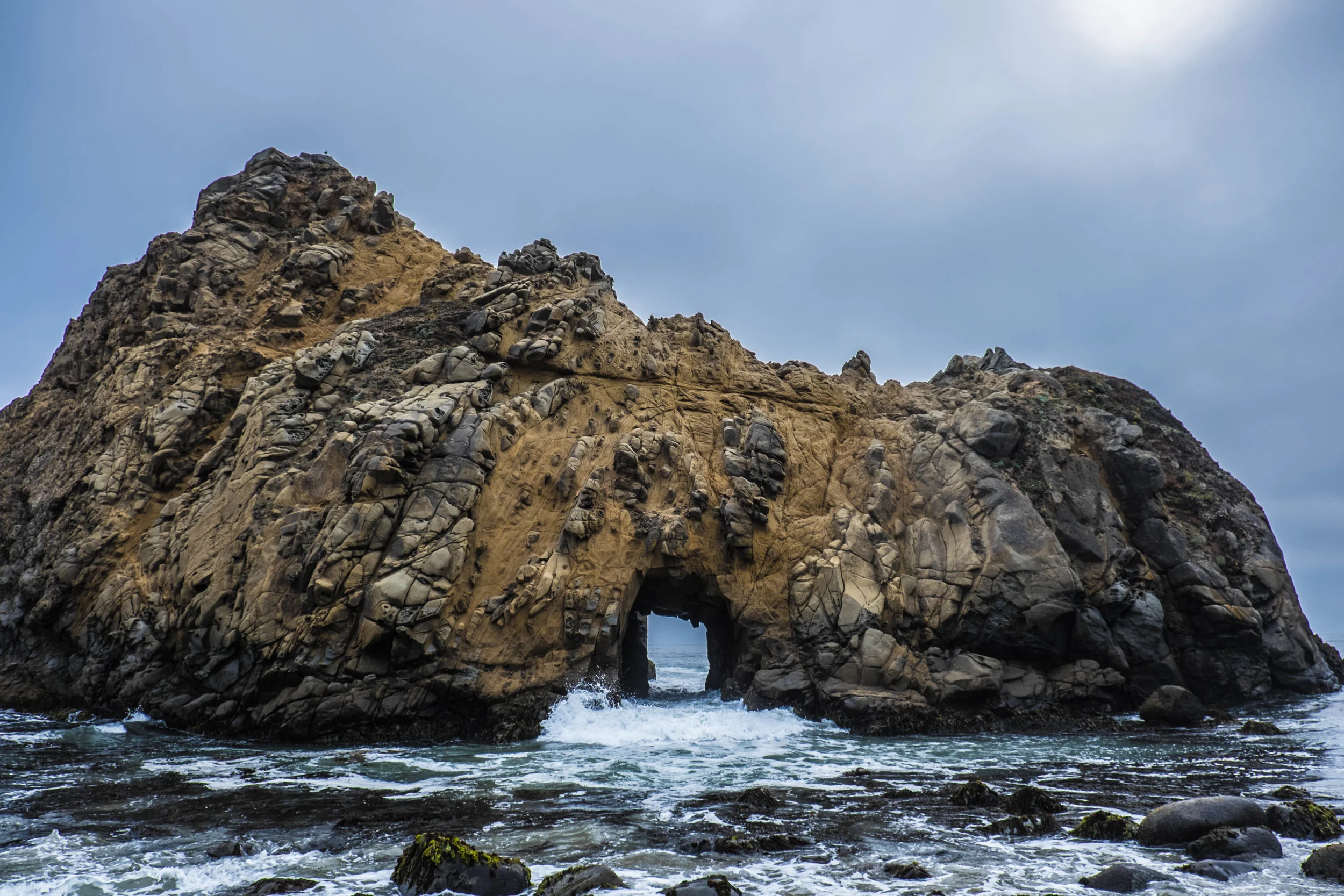 Photo: Keyhole Arch in Pfeiffer Beach, CA