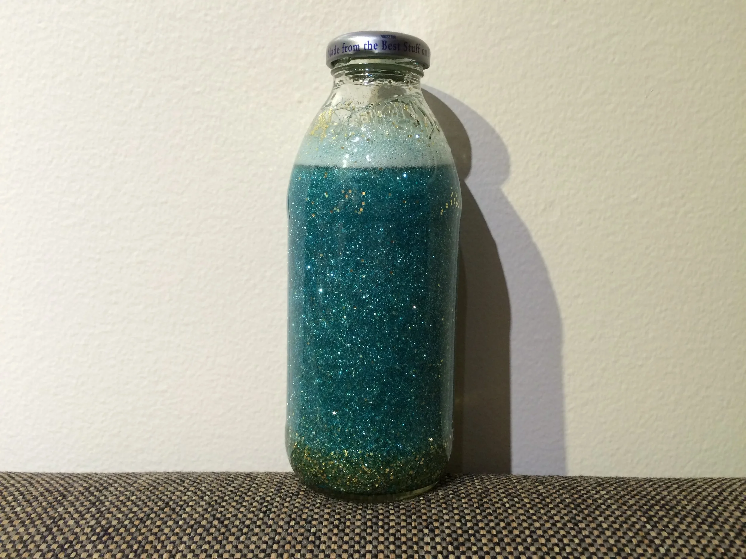 Transform Your Trash: Glitter Stress Jar