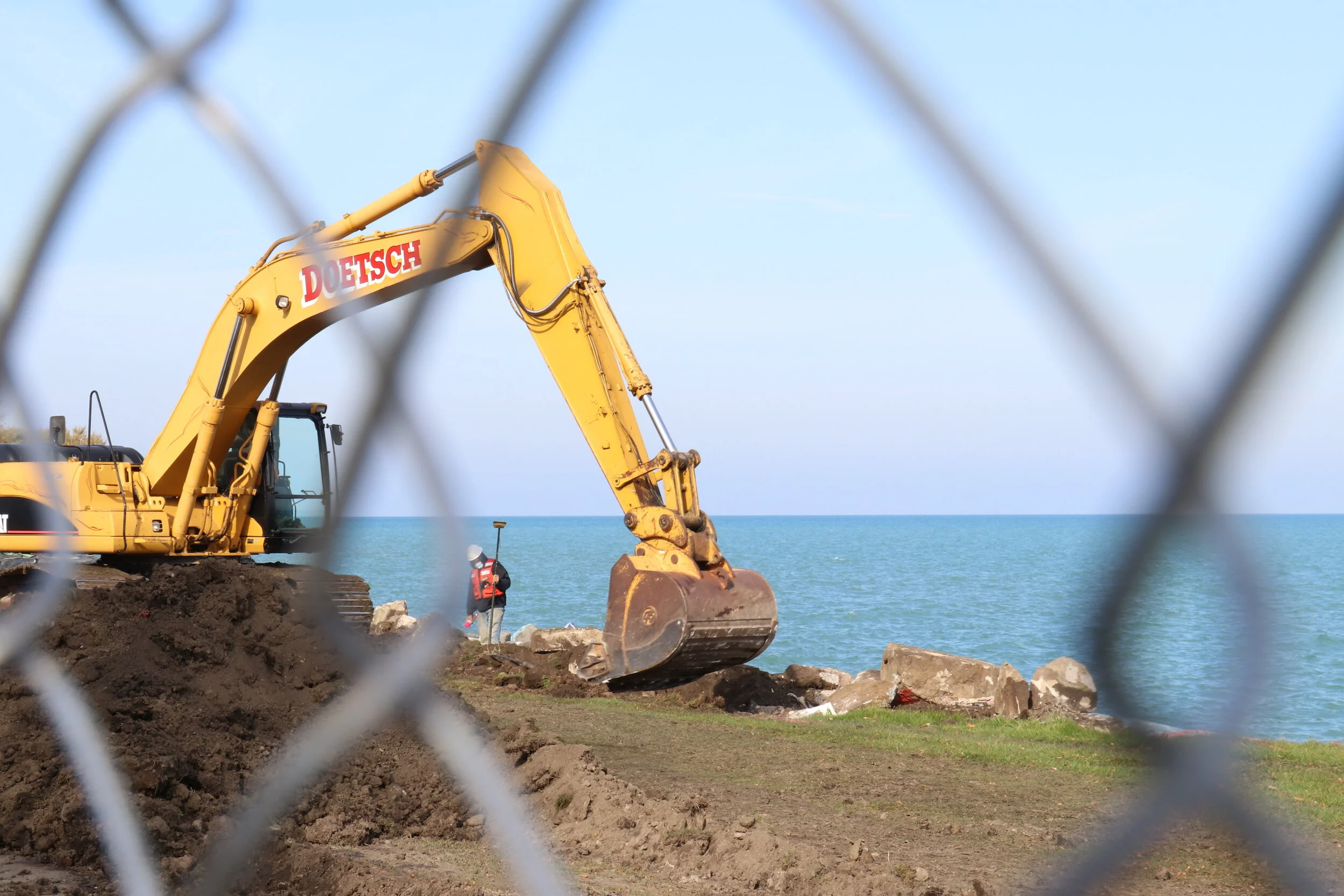Northwestern Begins the East Lakefill Emergency Stabilization Project 
