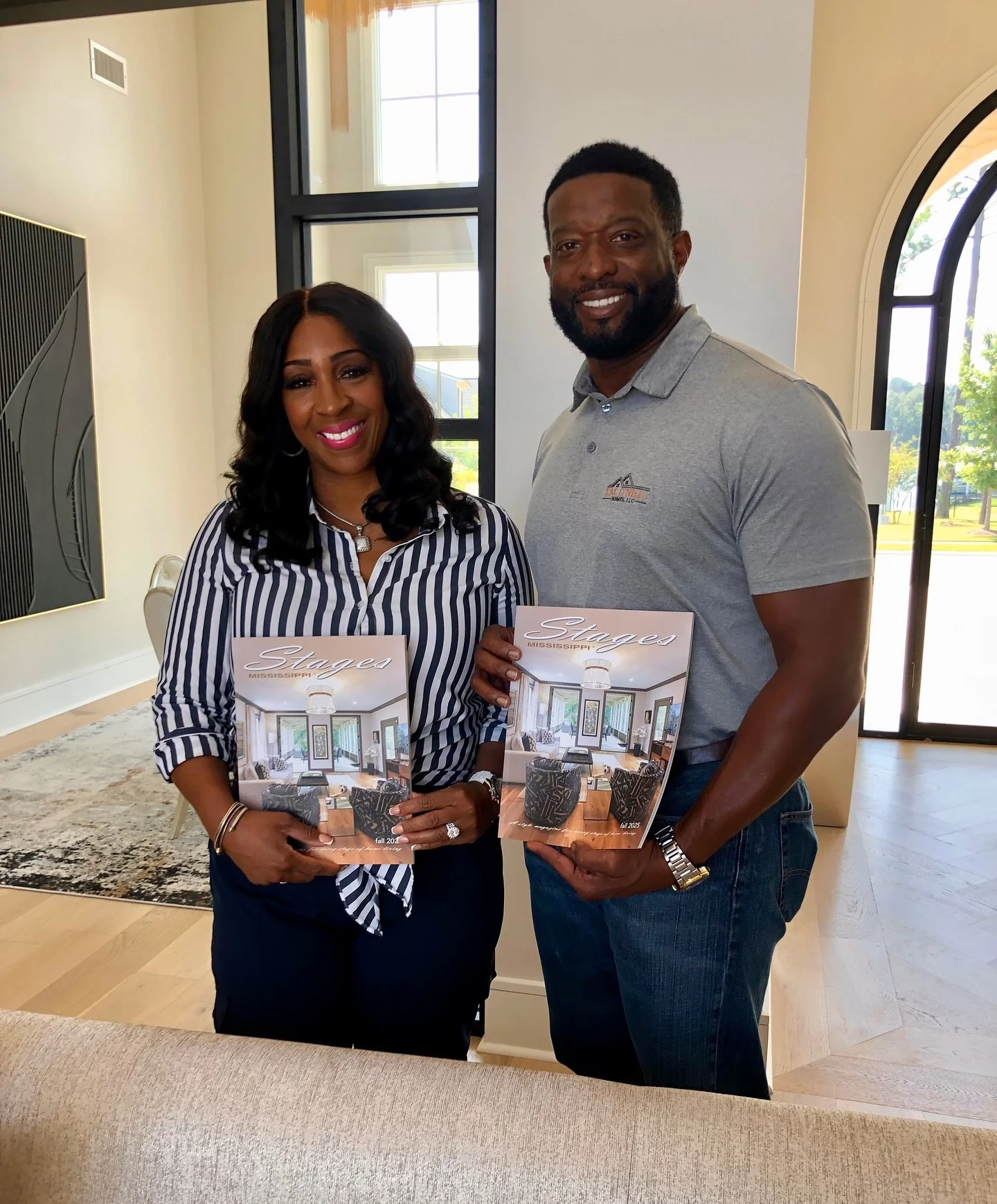 This is Kenya and Vincent Hulitt of T.M. O'Neal Homes specializing in Custom Built Homes in Madison and Hinds County. Check out the impressive builds at TM ONEAL Homes LLC on Facebook and Stages Mississippi Fall 2025 issue out now.

Stages Mississipp