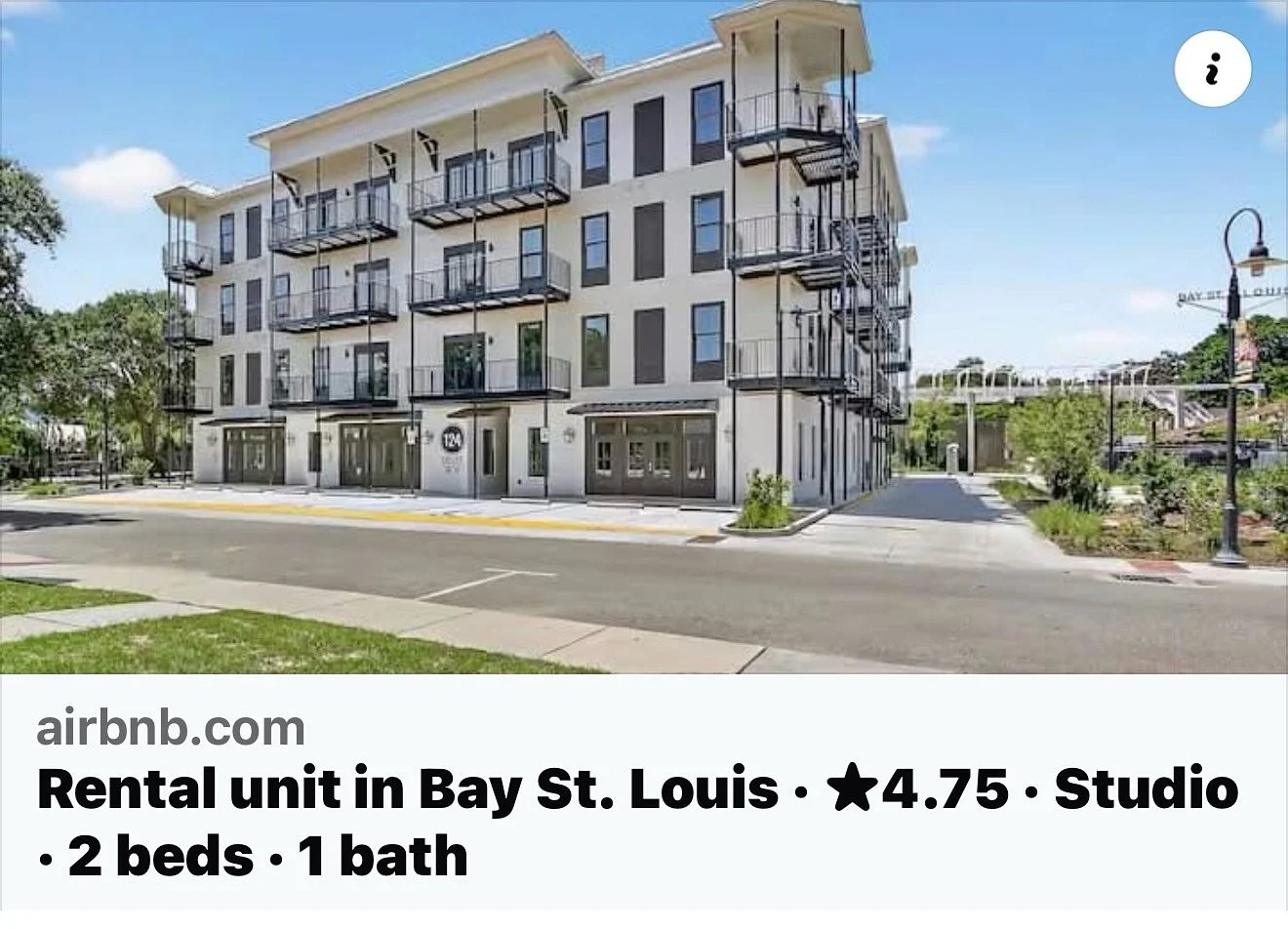 Let's getaway!

✨ Gorgeous Luxury Studio in Old Town Bay St. Louis! ✨

Welcome to &quot;Courting the Bay&quot; &mdash; a brand-new luxury condo just a half block from the beach and right in the heart of Old Town BSL! 🌴

This stylish studio has every