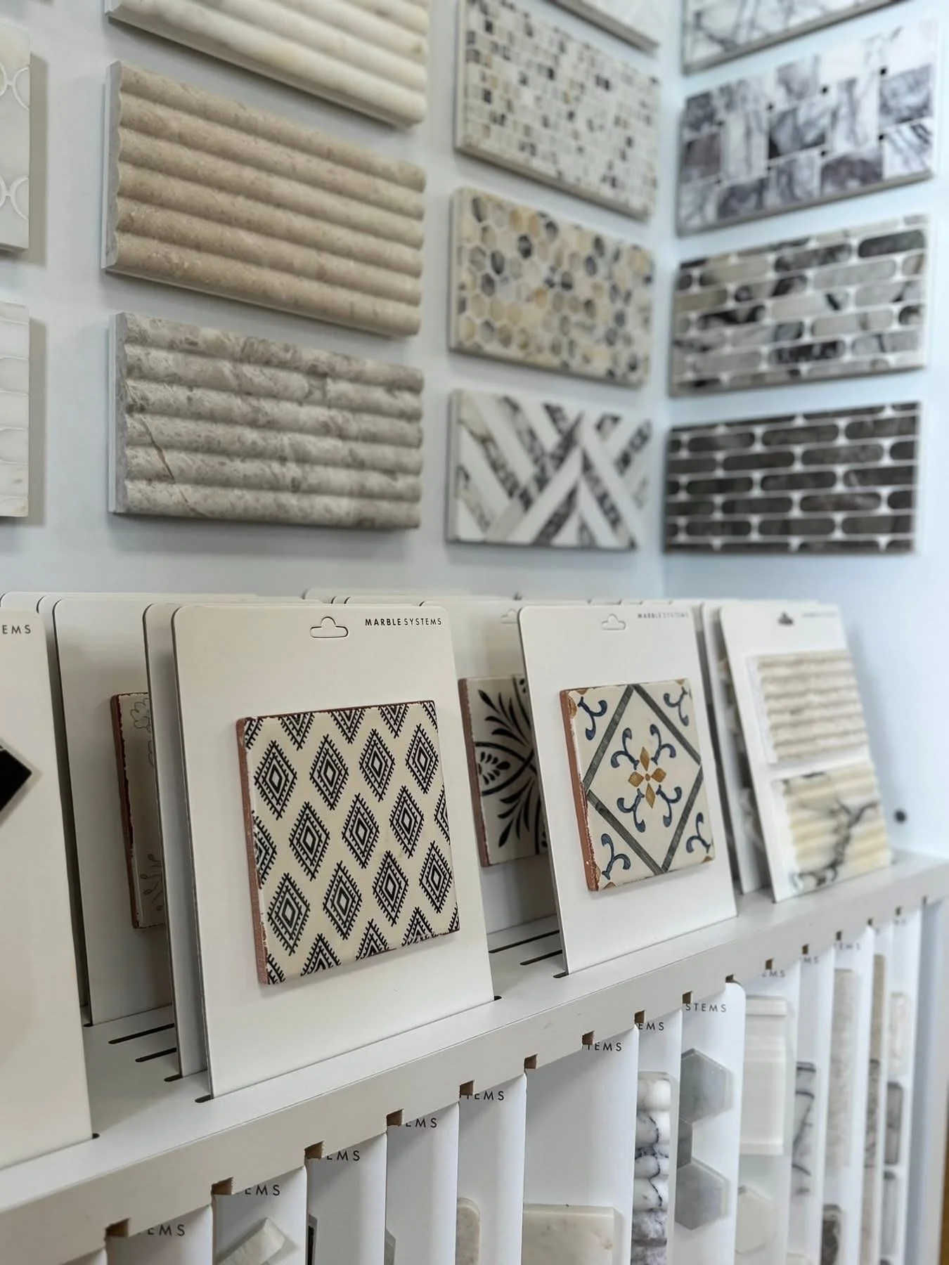 New arrivals at Jimmie Lyle&rsquo;s! ✨ @jlflooringgallery 

&quot;We&rsquo;re excited to introduce our latest tile collection from Marble Systems! Stunning designs, rich textures and unique styles that elevate any space.&quot;

Stop by their showroom