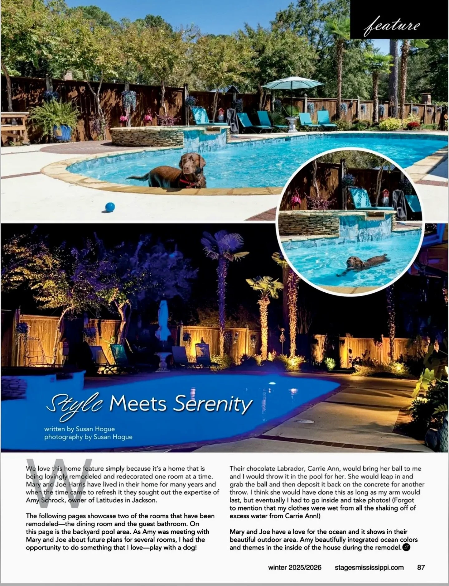 ✨ Style Meets Serenity ✨

We love this beautiful feature home because it&rsquo;s being thoughtfully remodeled and redecorated one room at a time&mdash;proof that meaningful updates don&rsquo;t have to happen all at once.

Mary and Joe Harris have liv