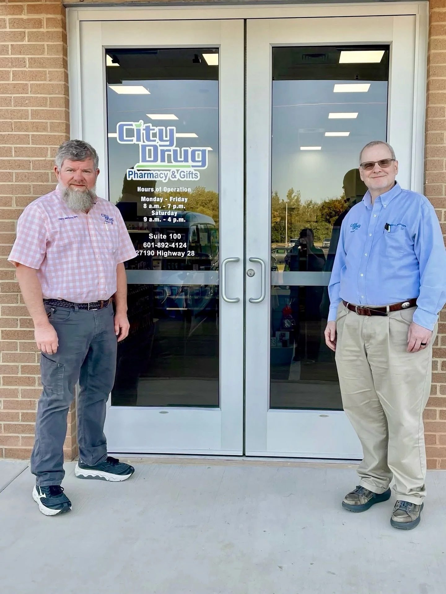 City Drug Pharmacy &amp; Gifts - Crystal Springs has been a locally owned pharmacy since 1902, proudly serving the community for generations.

Owners Reagan Brown and Henry McGuire have been pharmacists at the Crystal Springs location for 55+ years c
