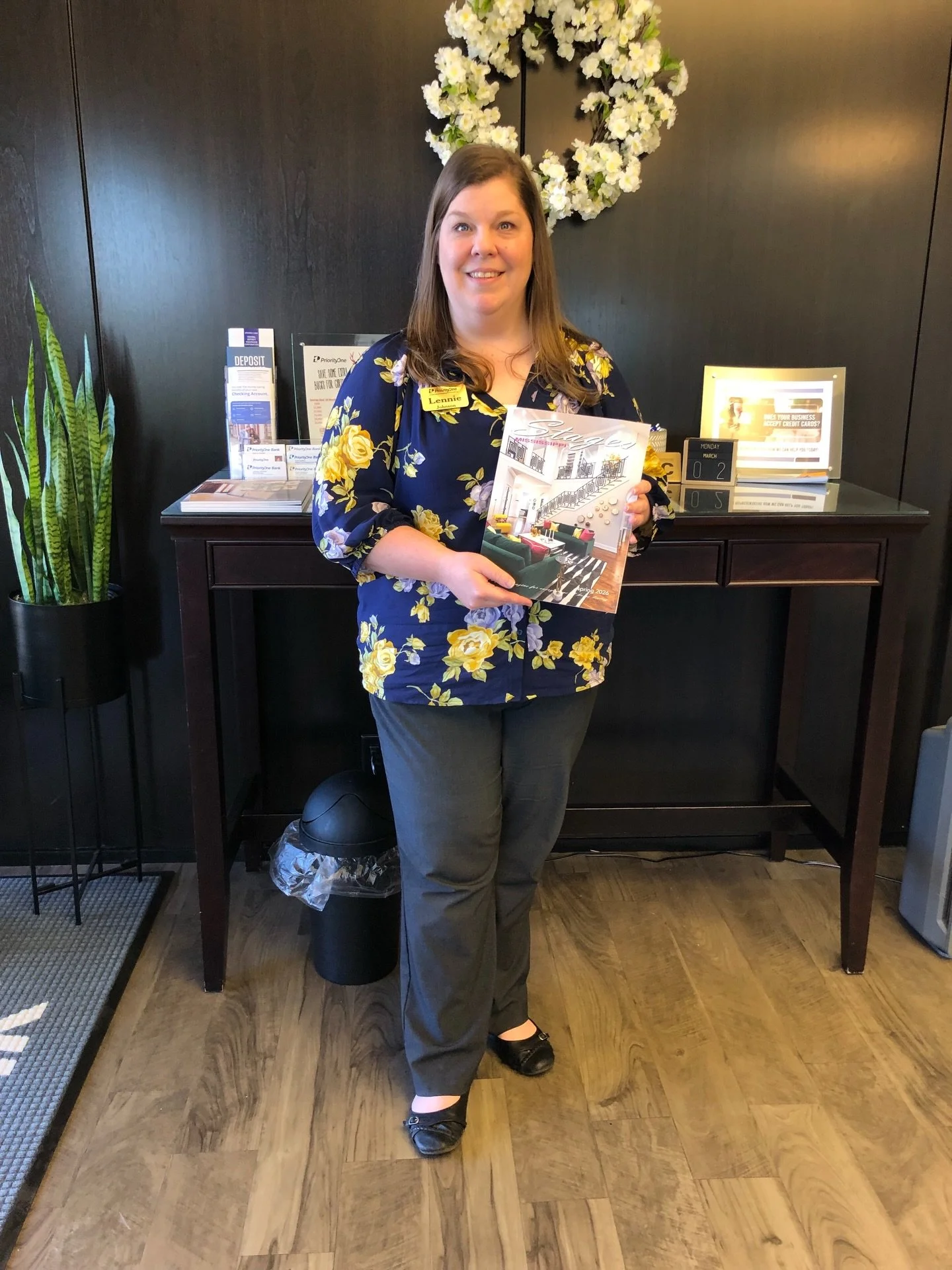 Stop by PriorityOne Bank and say hello to Lennie Johnson, Branch Manager! @priorityonebank 

They&rsquo;ve got your copy of the Stages Mississippi Spring 2026 issue ready and waiting&mdash;so be sure to go by today and pick one up.

📍 3500 Lakeland 