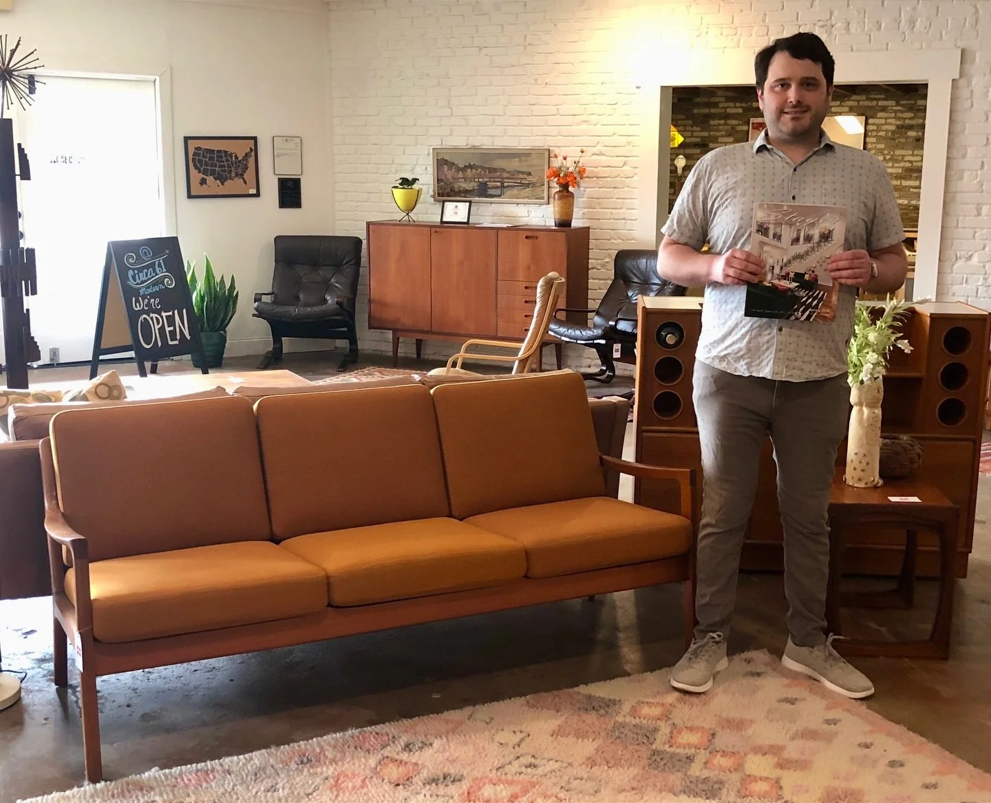 Stop by Circa61 Modern and say hello to Jared Peoples, Owner!

Known for their unique style and modern approach, Circa61 Modern is a must-see for anyone looking to elevate their space with something fresh and inspiring. @circa61mod 

Check them out a