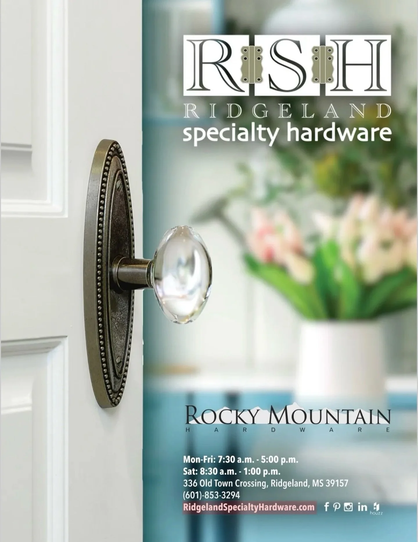 Ridgeland Specialty Hardware is more than knobs and pulls&mdash;it&rsquo;s the finishing touch that brings your space to life. @ridgelandspecialtyhardware 

One-on-one guidance
Unique, high-quality selections
Style that stands out

Upgrade your home 