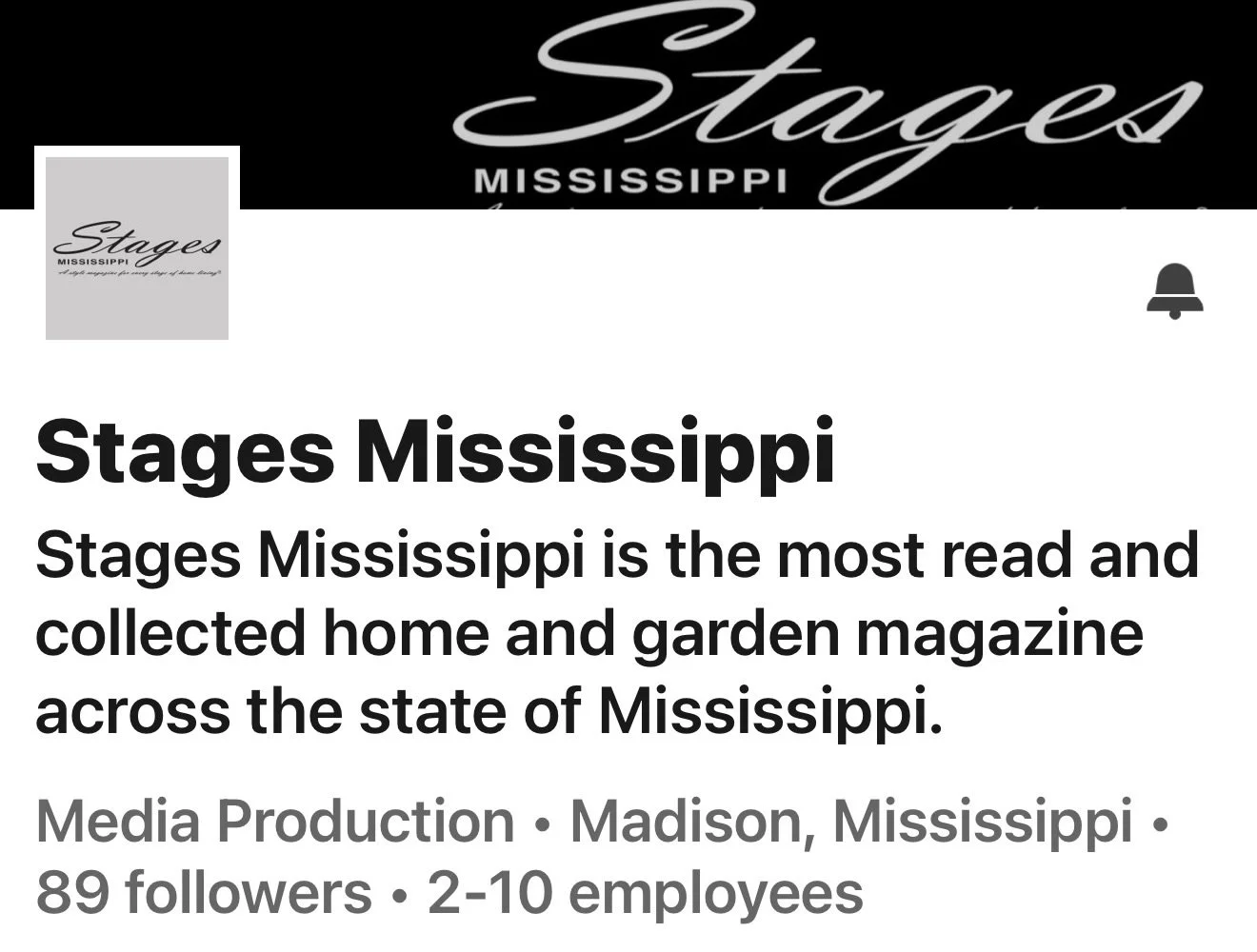 If you're on LinkedIn, please give us a follow!  We will follow you back...😉

Stages Mississippi 

#stagesms
#stagesmississippi