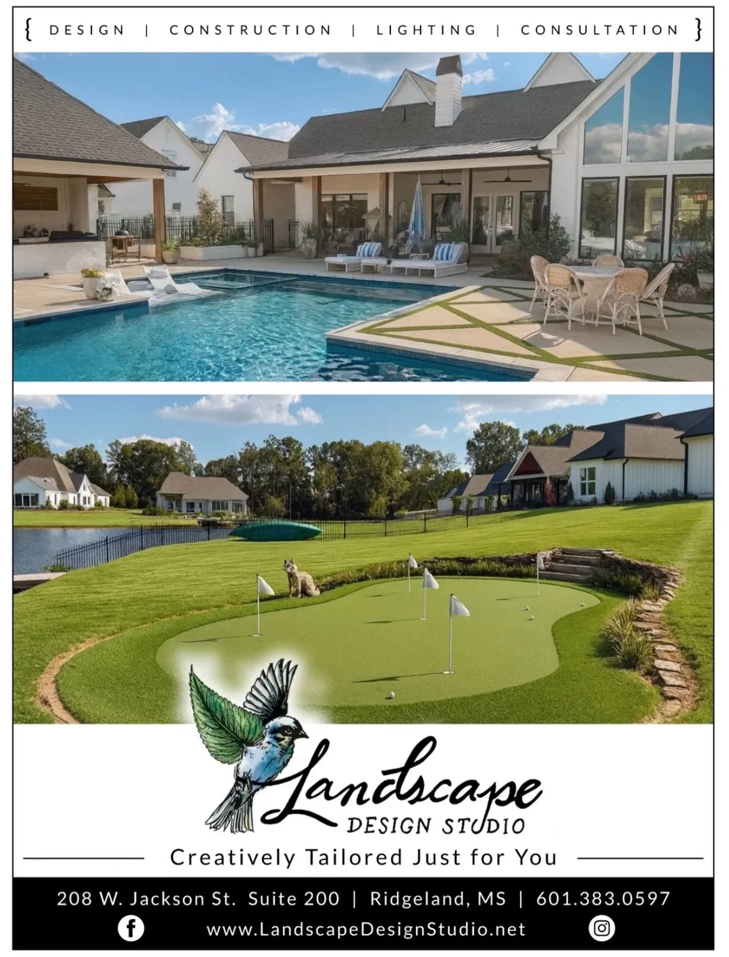 Transforming outdoor spaces into something unforgettable....from vision to vibrant landscape design&mdash;𝑙𝑒𝑡 Landscape Design Studio LLC 𝑐𝑟𝑒𝑎𝑡𝑒 𝑦𝑜𝑢𝑟 𝑑𝑟𝑒𝑎𝑚 𝑜𝑢𝑡𝑑𝑜𝑜𝑟 𝑒𝑠𝑐𝑎𝑝𝑒． @landscapedesignstudio2012 

Stages Mississippi