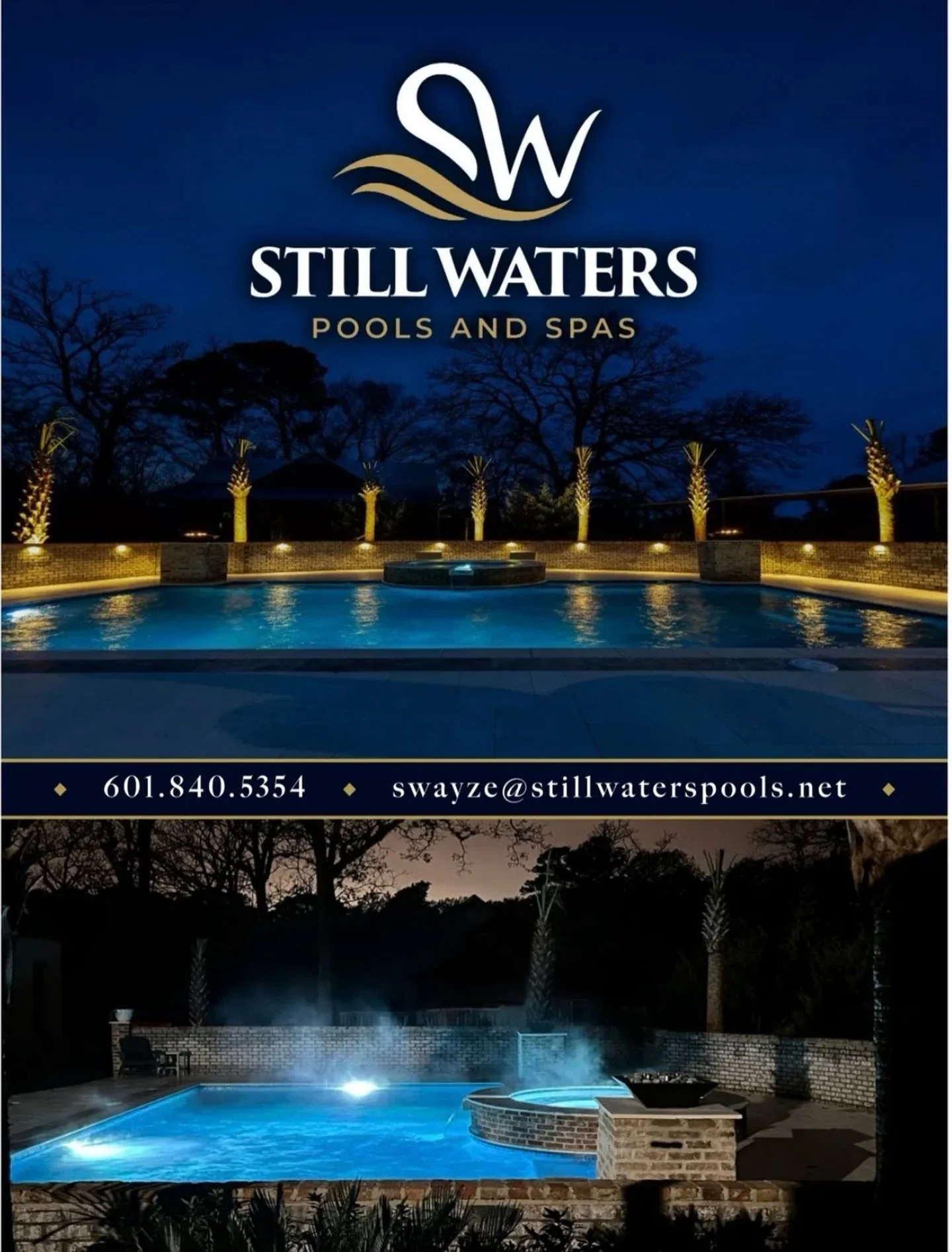 Luxury living starts in your own backyard&mdash;and Still Waters Pools and Spas can help you create the perfect escape. @stillwaterspools.spas 

Be sure to see their ad in the Stages Mississippi Spring 2026 issue. 

Stages Mississippi 

#stagesms
#st