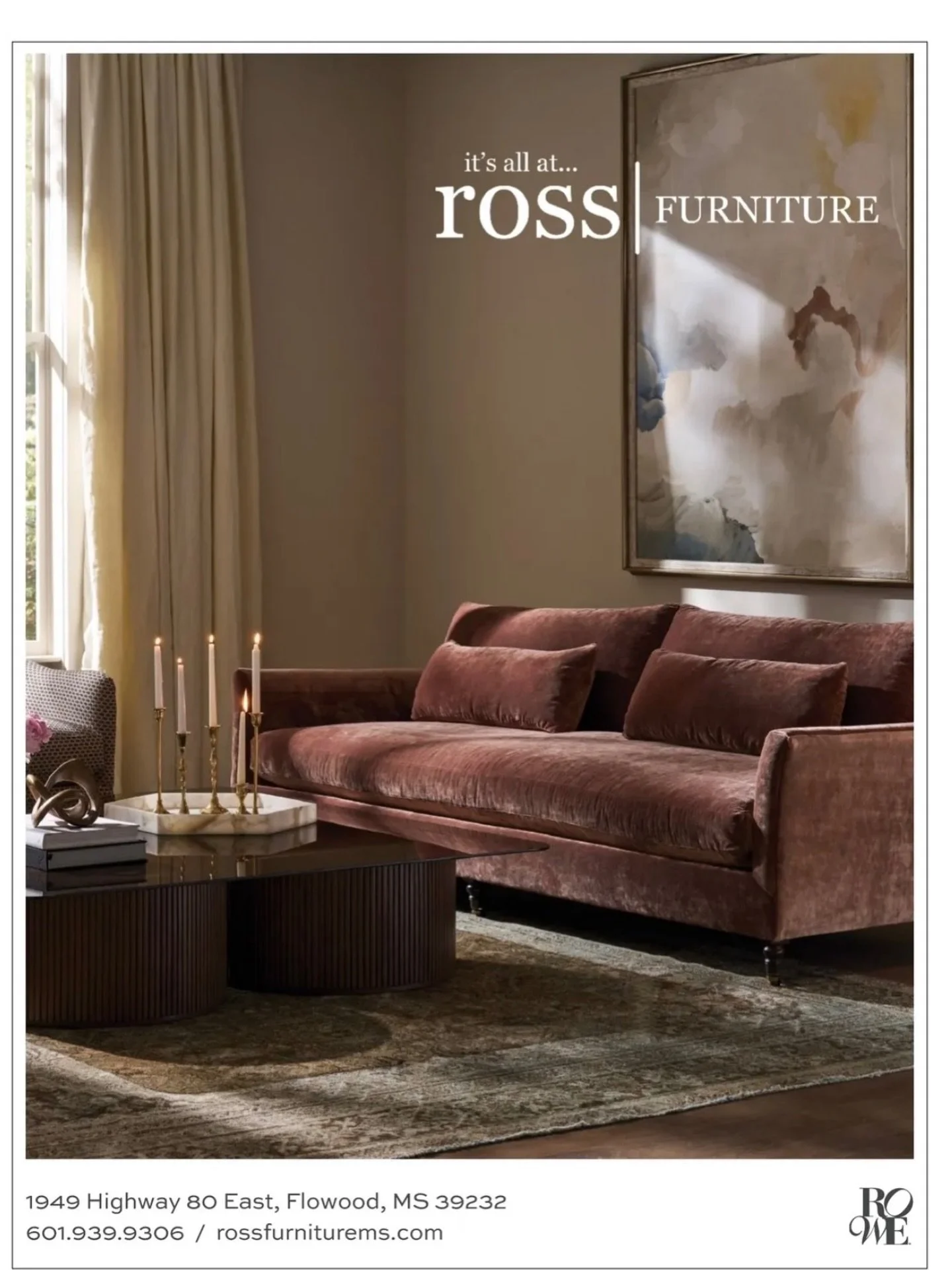 Luxury isn&rsquo;t just furniture&mdash;it&rsquo;s how your home feels.

Ross Furniture brings timeless style, rich textures, and statement pieces that turn everyday rooms into beautiful spaces you&rsquo;ll love coming home to. @rossfurniture.ms 

If