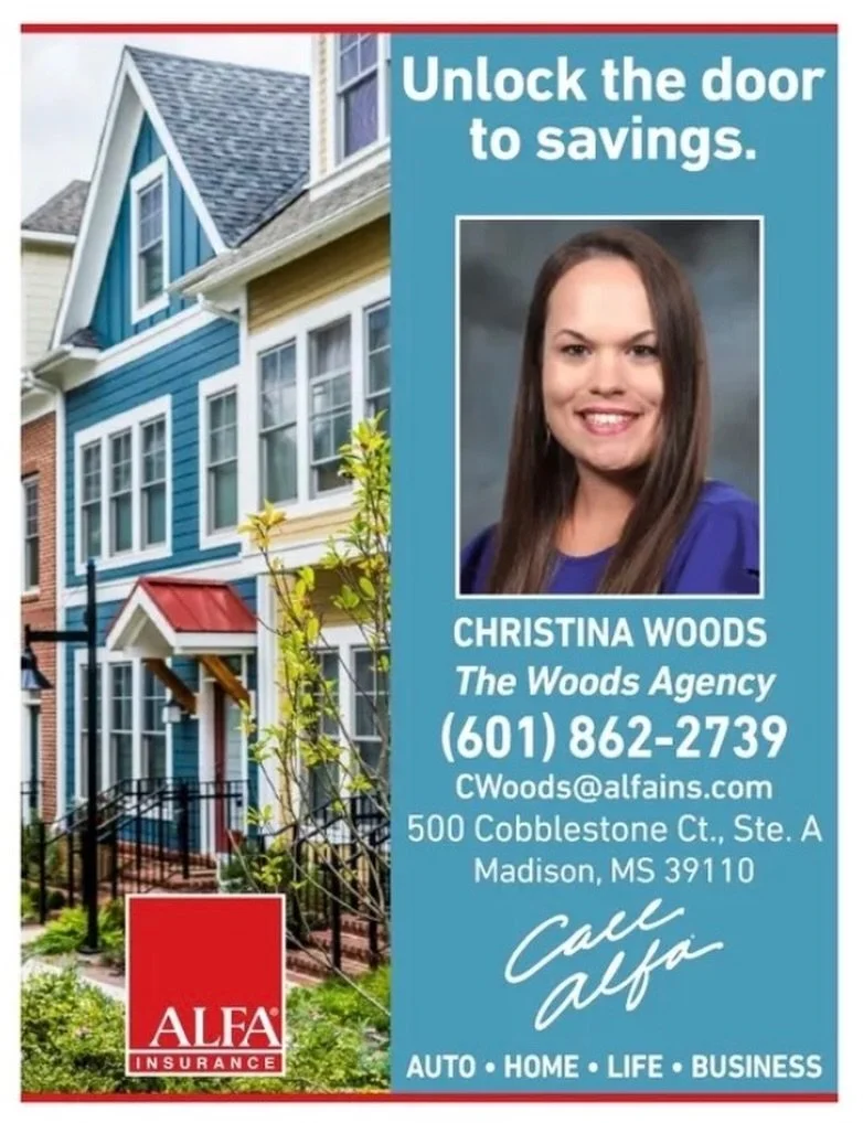 Unlock the door to savings with Alfa Insurance - Christina Woods of The Woods Agency! 

Whether it&rsquo;s your home, auto, life, or business, Christina is ready to help protect what matters most&mdash;while finding coverage that fits your needs and 