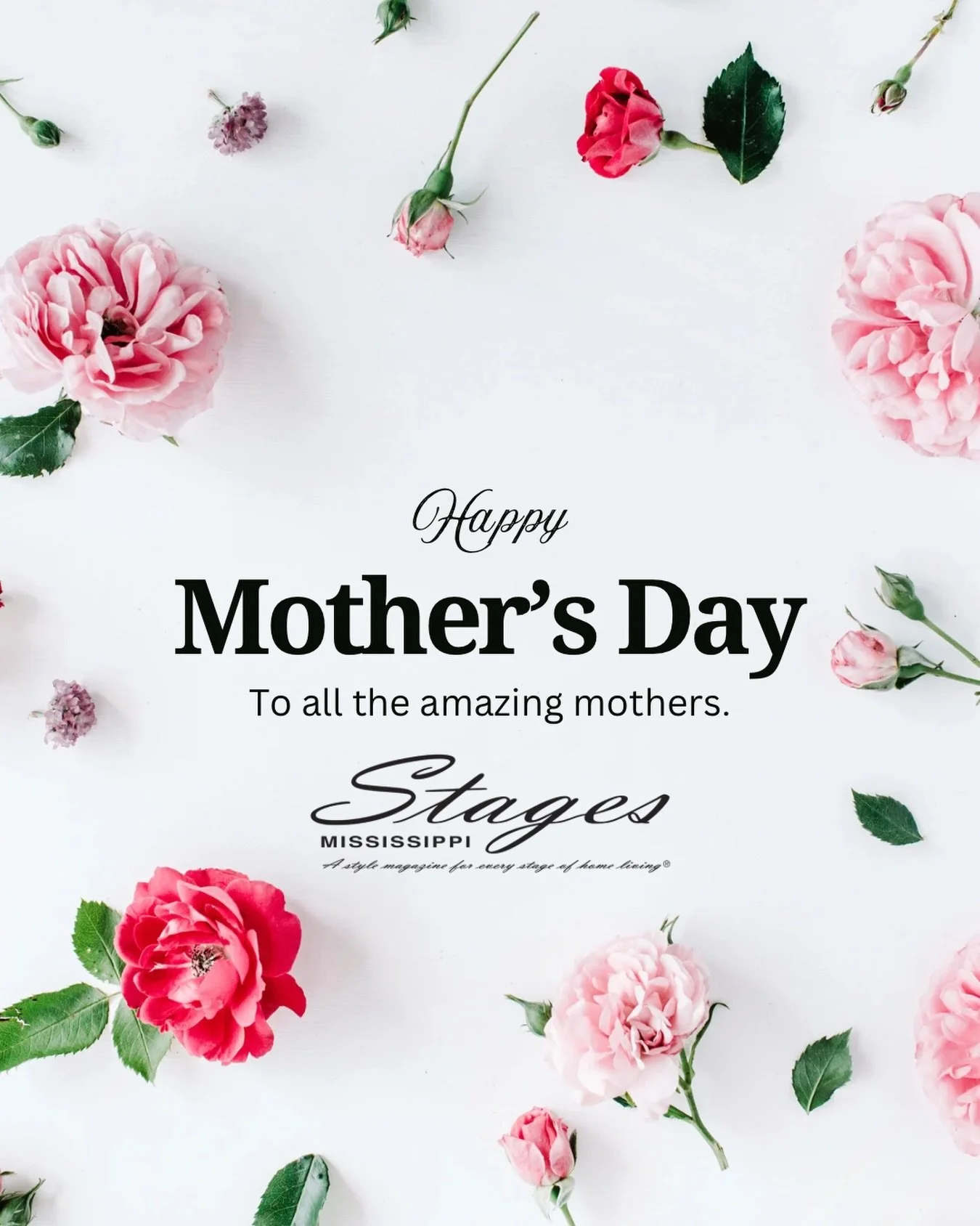 Today, we celebrate the grace, strength, creativity, and love of mothers. 

𝑯𝒂𝒑𝒑𝒚 𝑴𝒐𝒕𝒉𝒆𝒓&rsquo;𝒔 𝑫𝒂𝒚 𝒇𝒓𝒐𝒎 𝑺𝒕𝒂𝒈𝒆𝒔 𝑴𝒊𝒔𝒔𝒊𝒔𝒔𝒊𝒑𝒑𝒊
