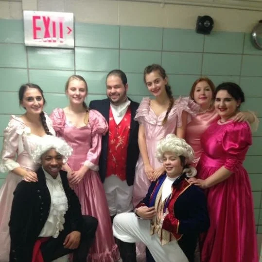 Studio members performing in the Magyar Lovas Színház NYC/Cambridge tour of János Vitéz
