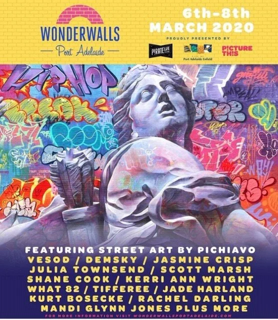 2.4 metre square Mural of my Artwork to come!