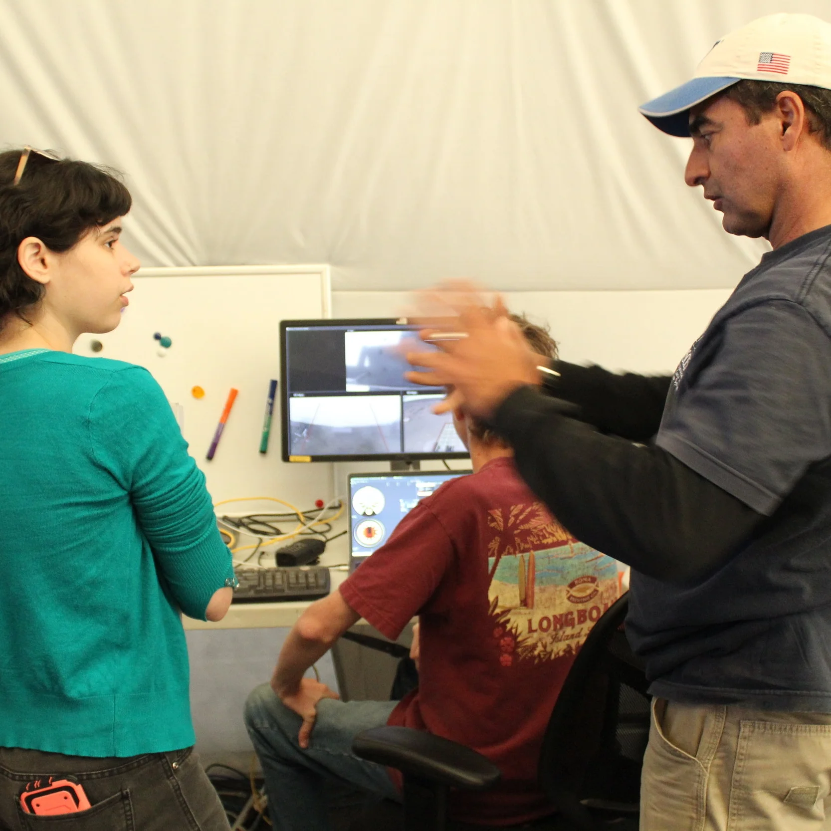 associate-producer-kara-lieff-and-program-manager-rodrigo-romo-discuss-the-rover-mission-before-shooting_23489446718_o.jpg
