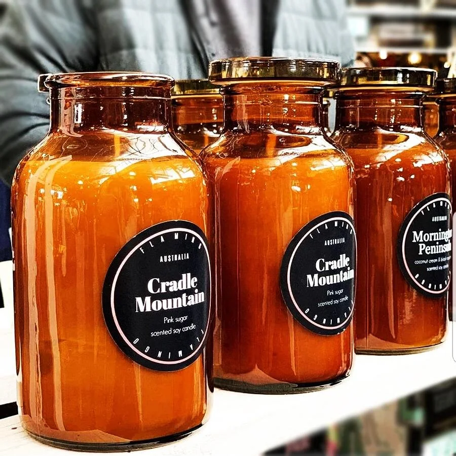 Flaming Flamingo Candles