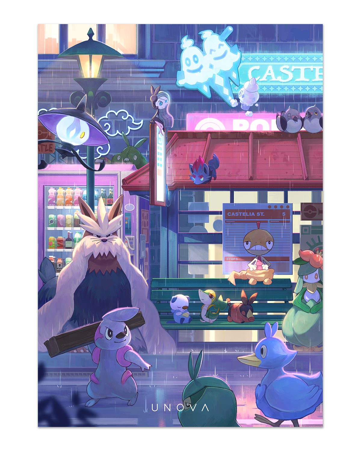 pokemon: unova print
