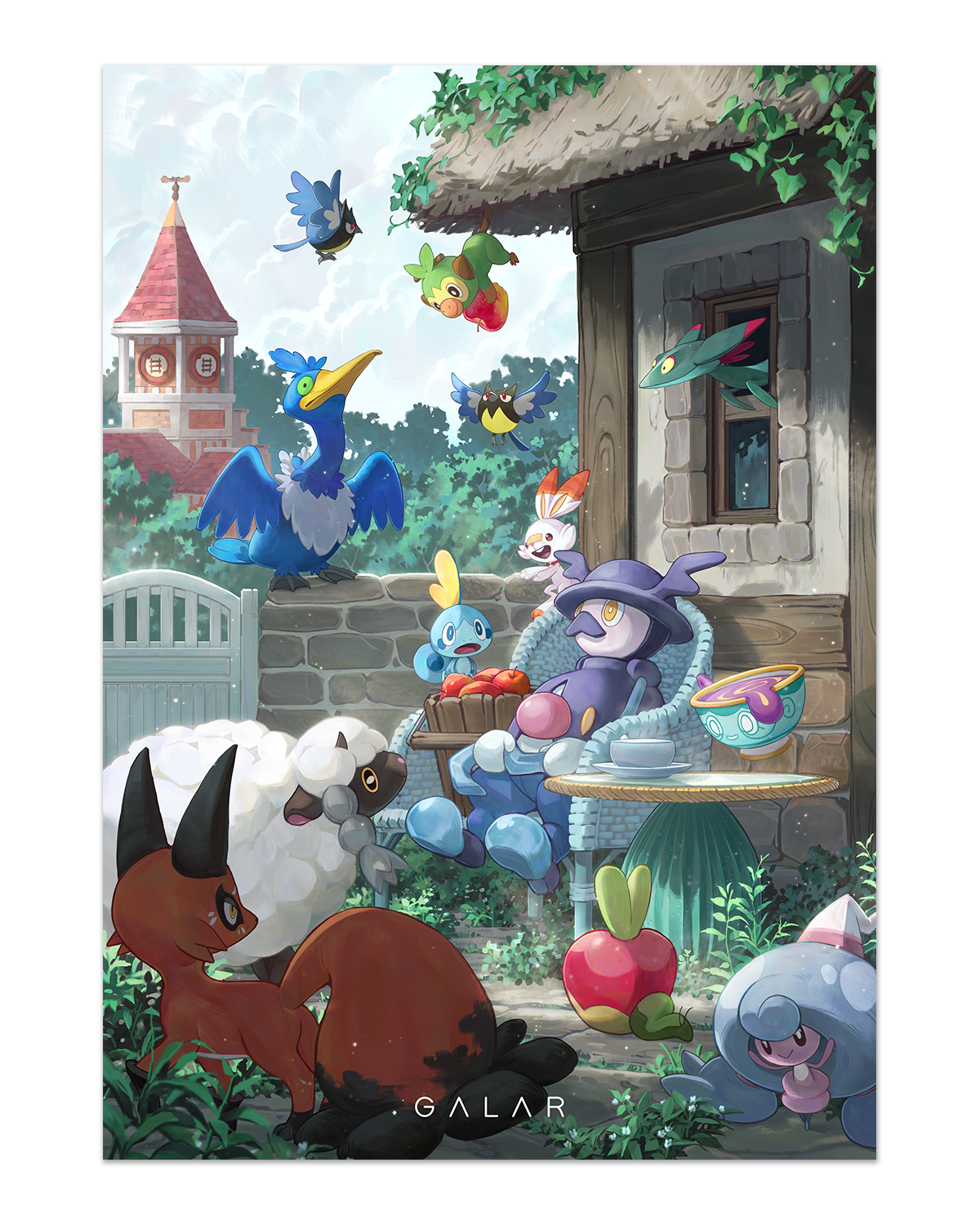 pokemon: galar print